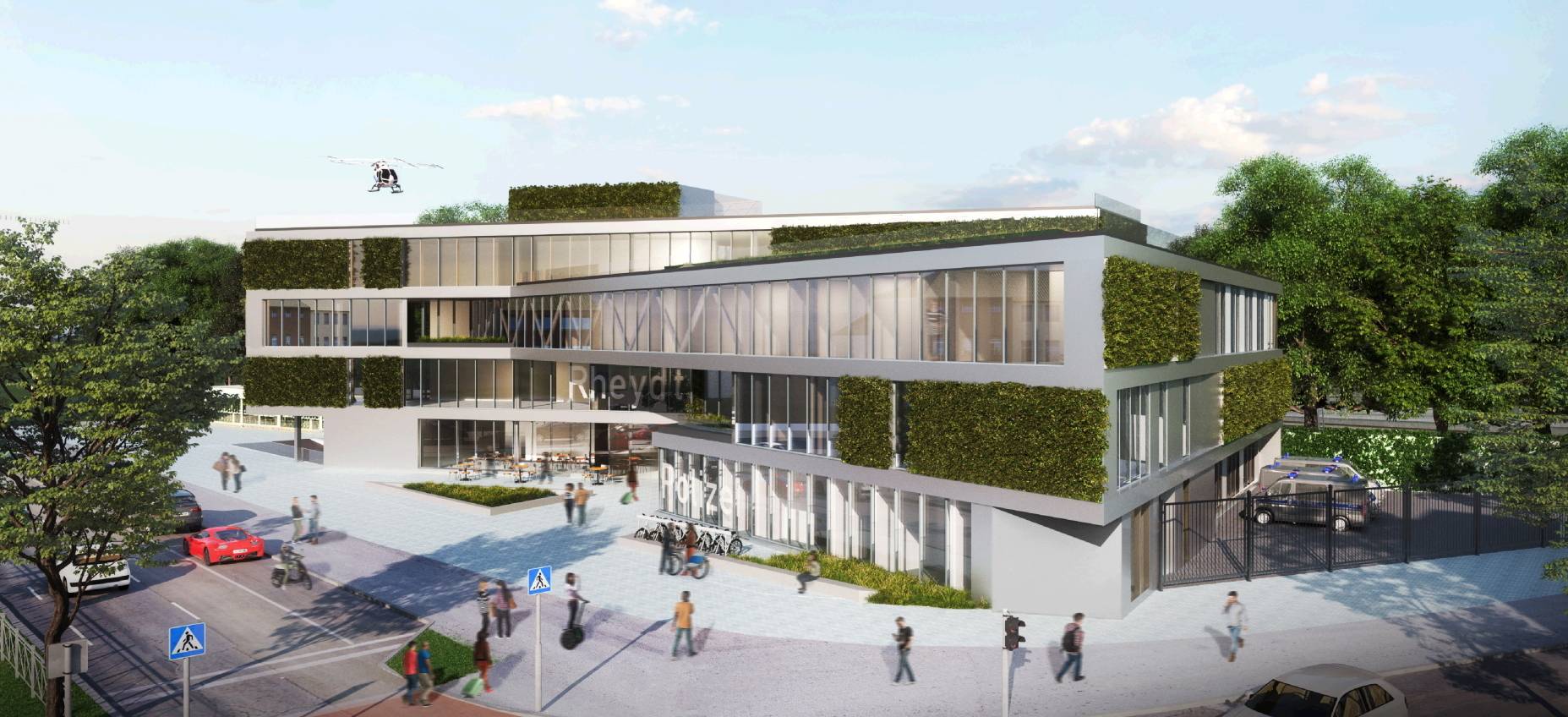 So soll der Rheydter Bahnhof aussehen.