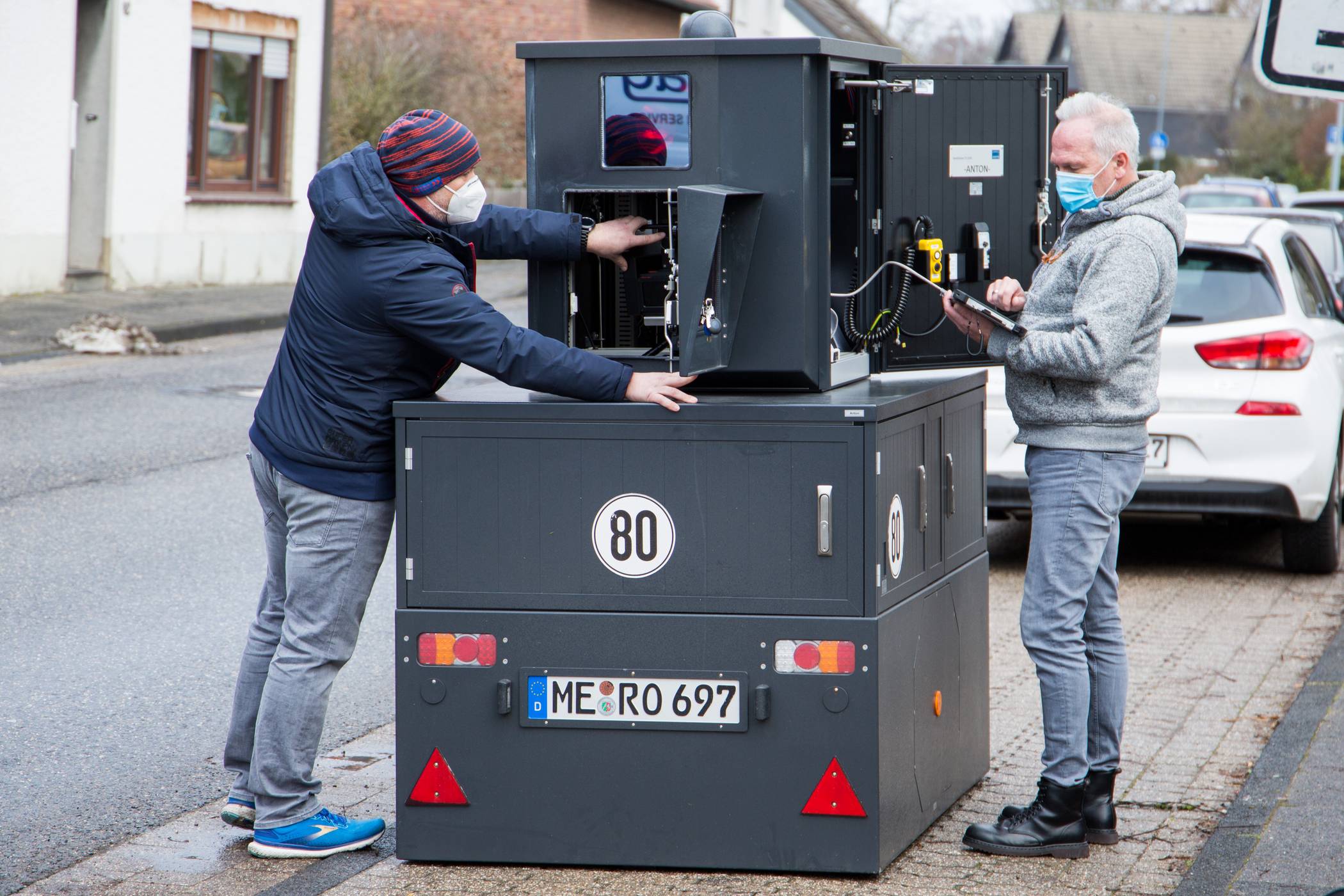 Anton bezieht seinen nächsten Einsatzort.