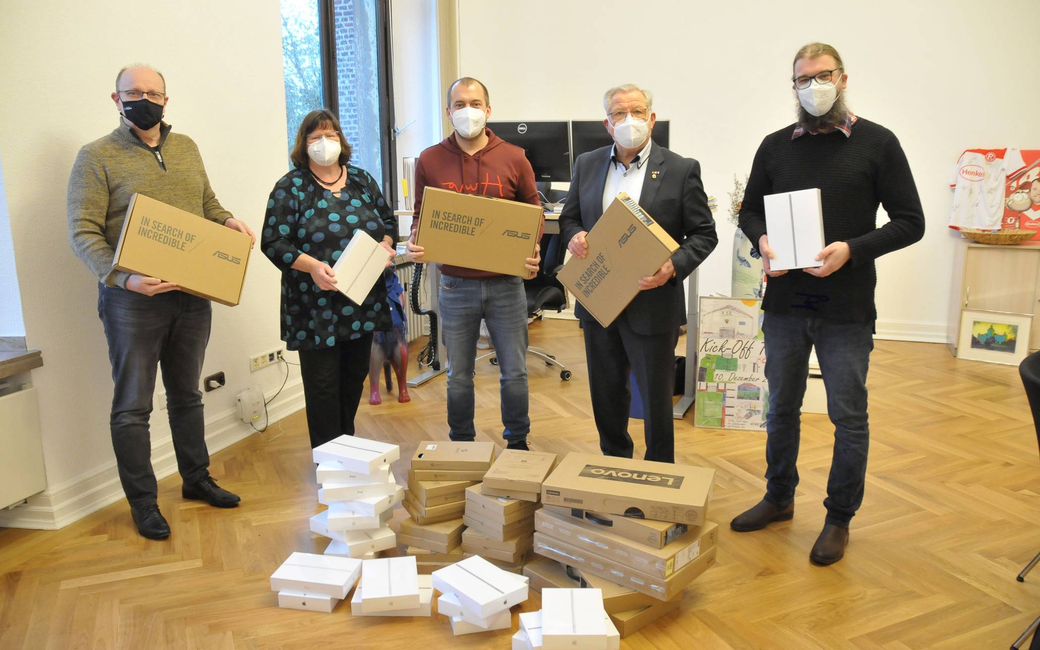 Auf dem Bild mit den vom