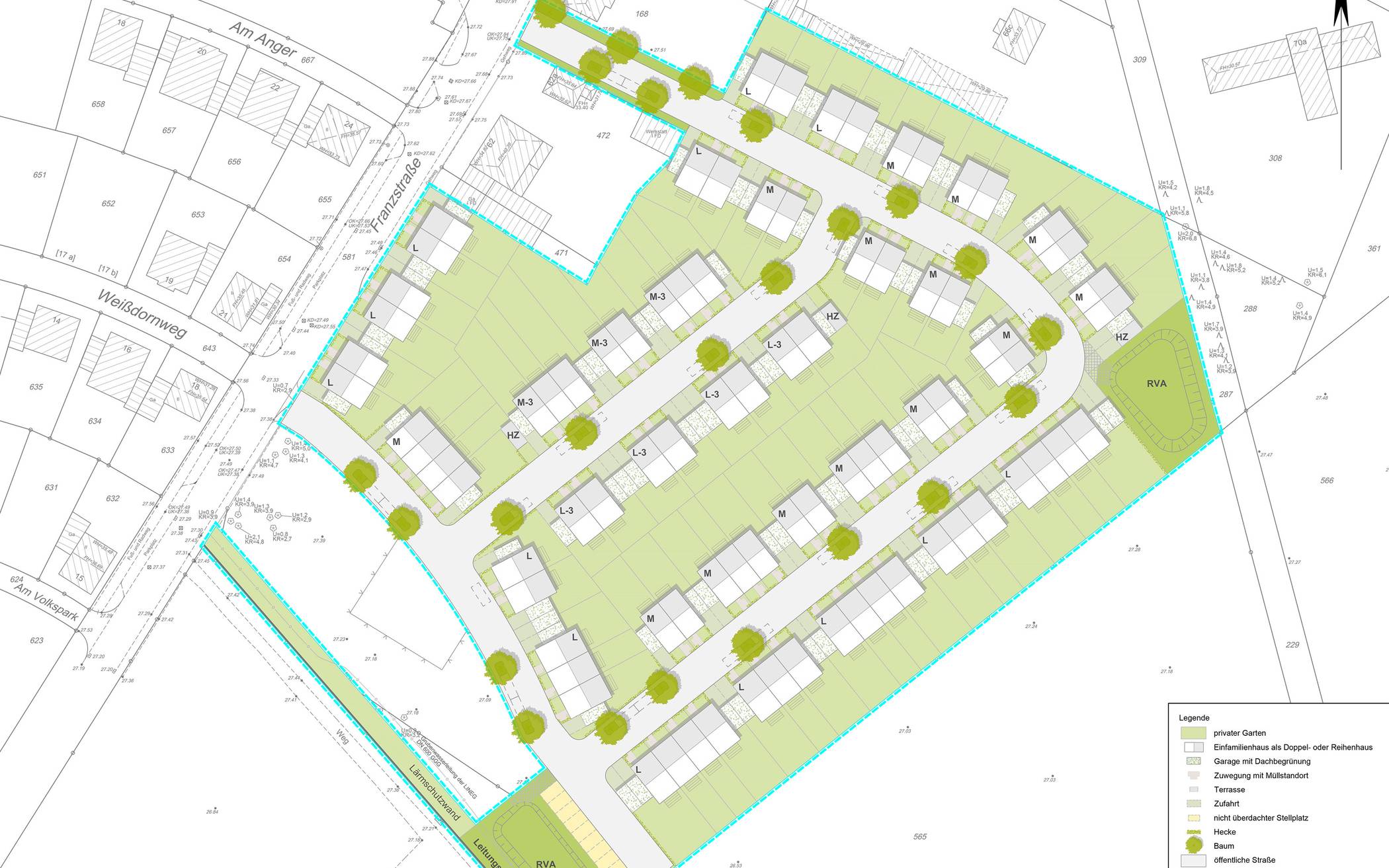 Der Bebauungsplan wurde nun für die