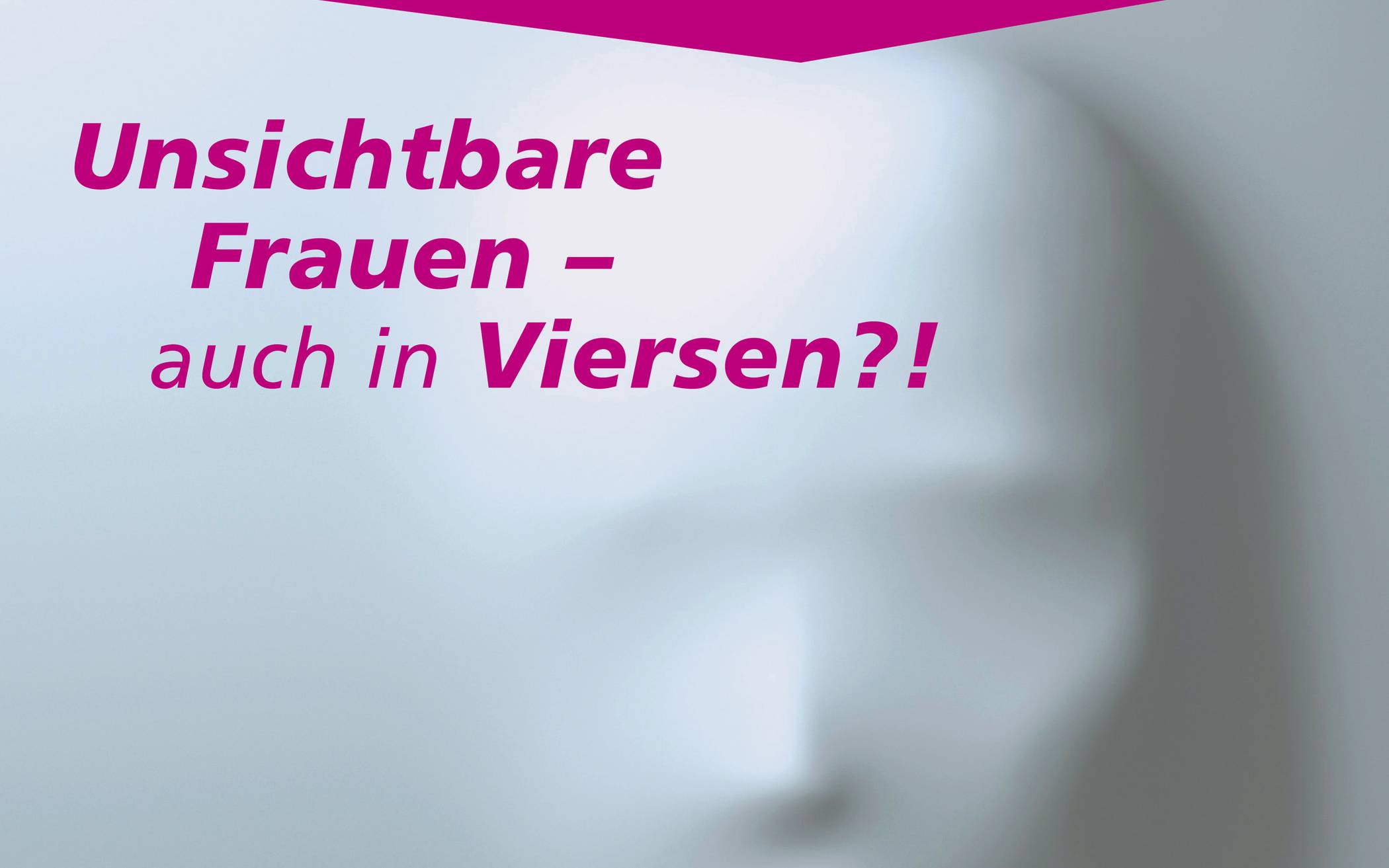 Das Plakat zum Viersener Frauentag.&#x21e5;Grafik: Stadt