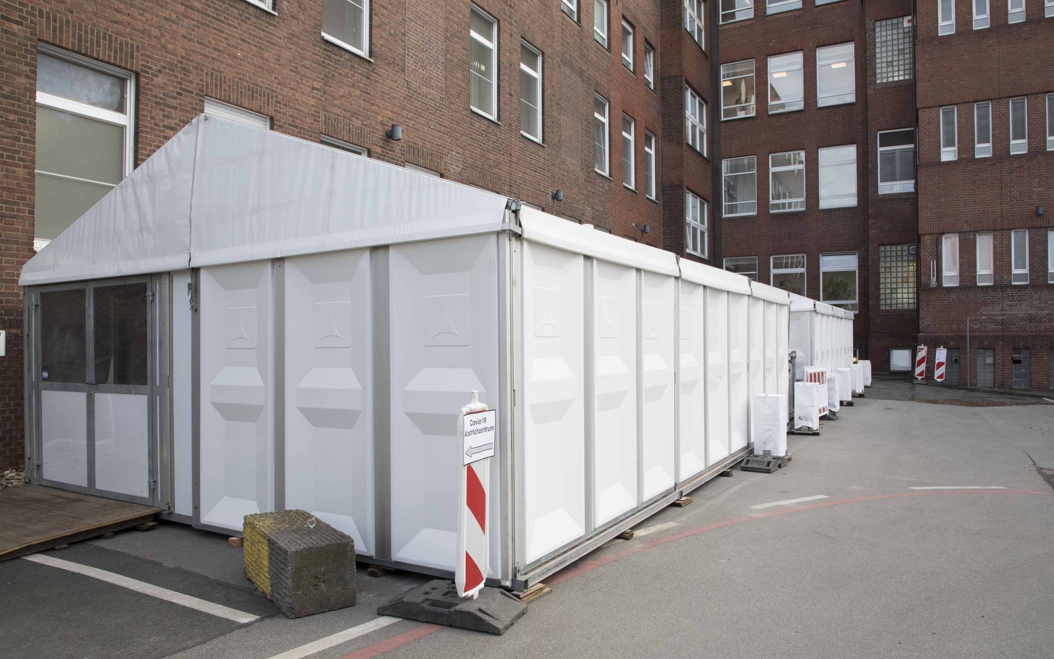 Corona-Schnelltest im Krankenhaus Bethanien