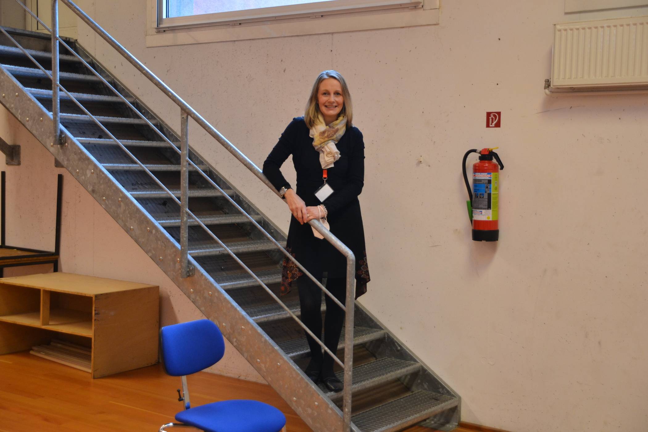  Flugbegleiterin Kerstin Späh hilft im Impfzentrum 