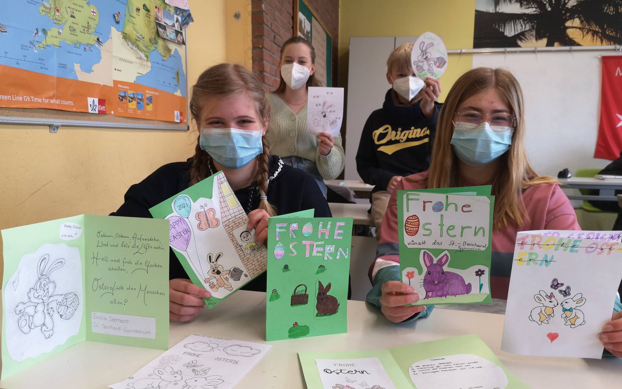 Die Schüler des St. Bernhard-Gymnasium haben