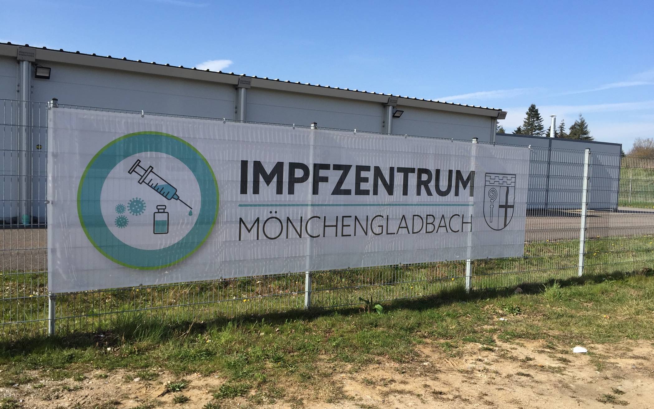 Das Impfzentrum im Nordpark hat eine