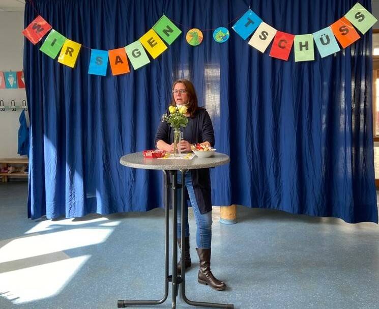 Schulleiterin Esther Wagner wurde jetzt von der Grundschule Wekeln verabschiedet. Sie wechselt in die Schulaufsicht des Kreises Viersen.  
   