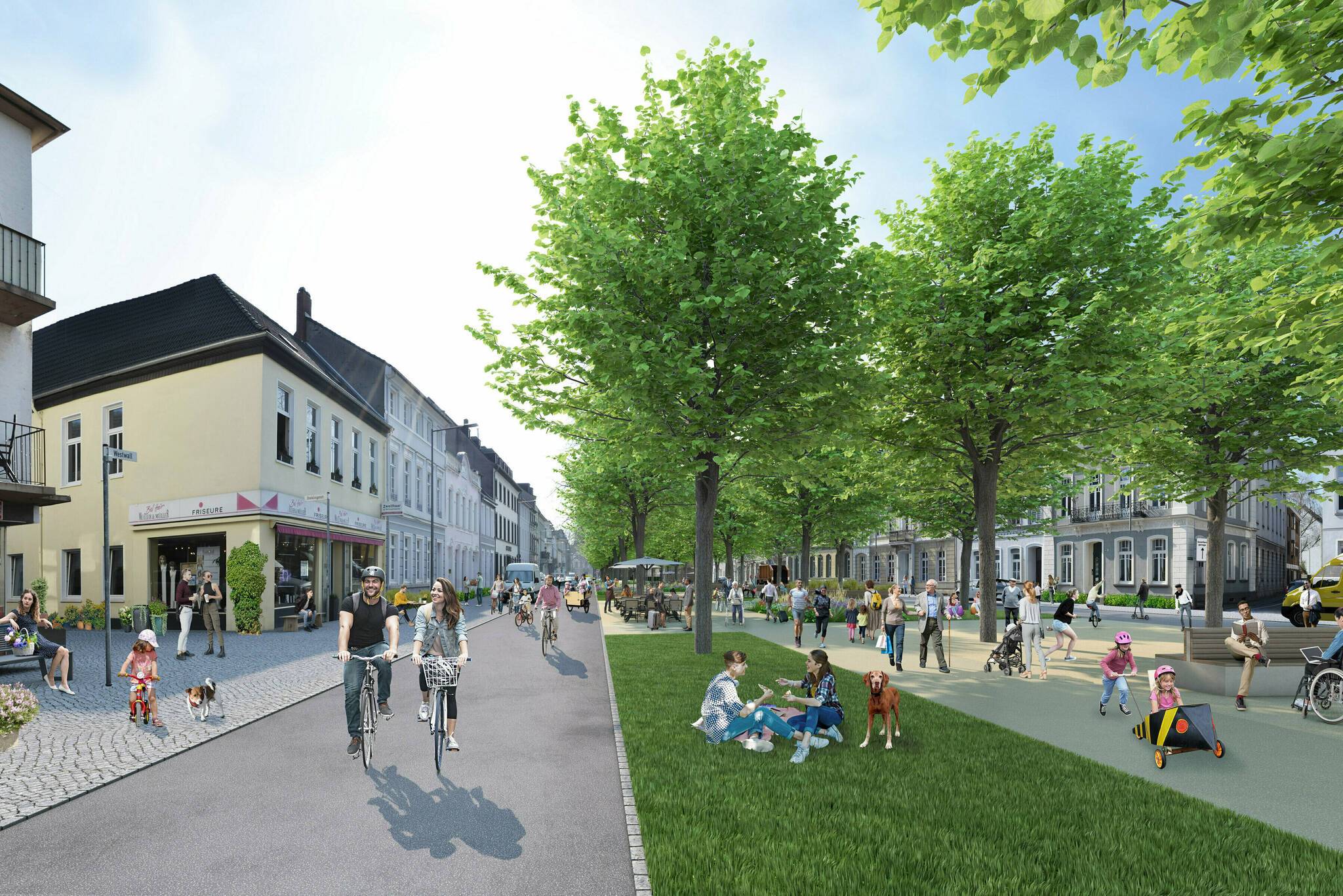 Stadt präsentiert weitere Details des Mobilitätskonzepts: Mobilität „2030+“ in Krefeld: Weniger Verkehr, mehr Grün