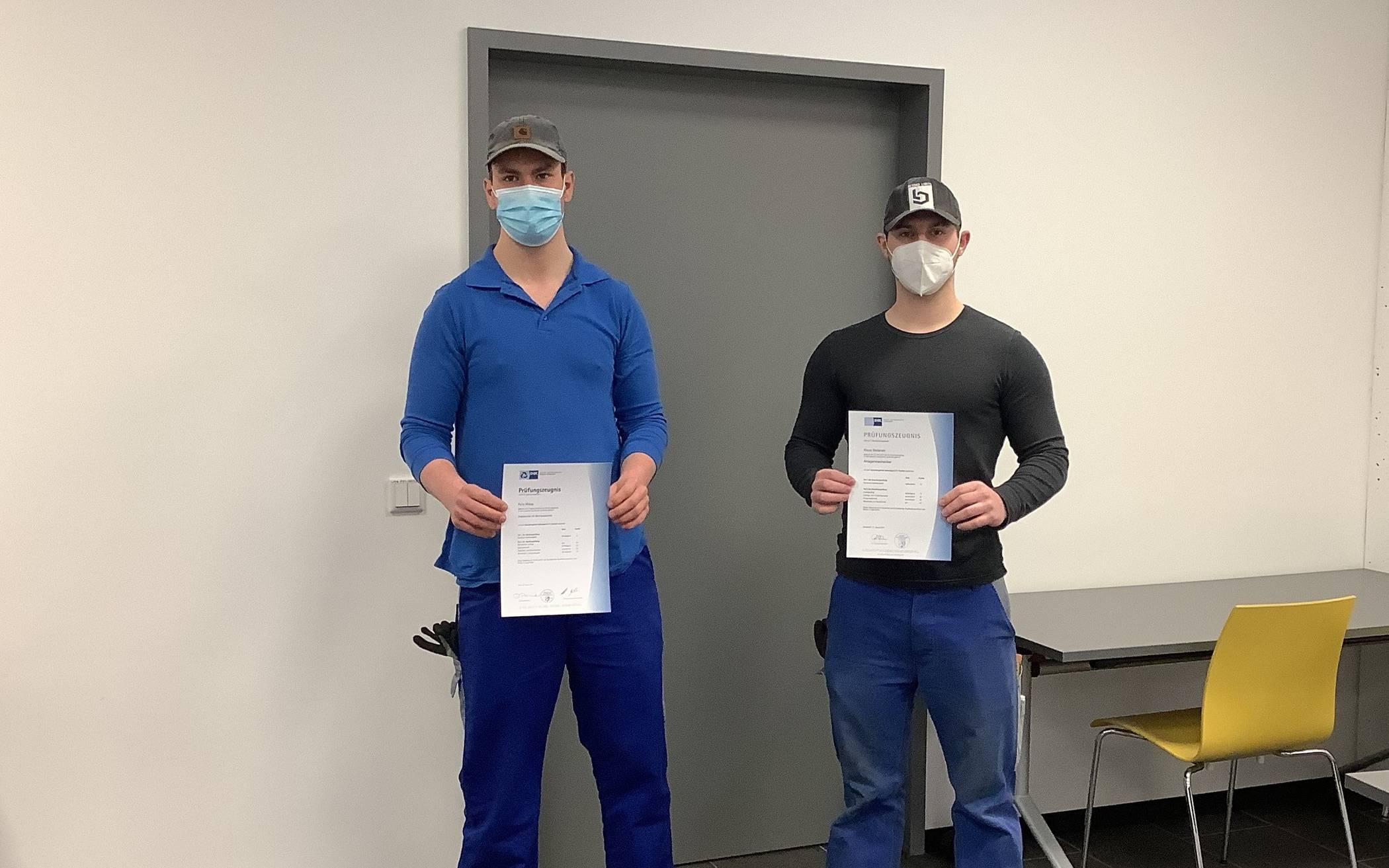 Felix Wiese und Ricco Stefanski haben