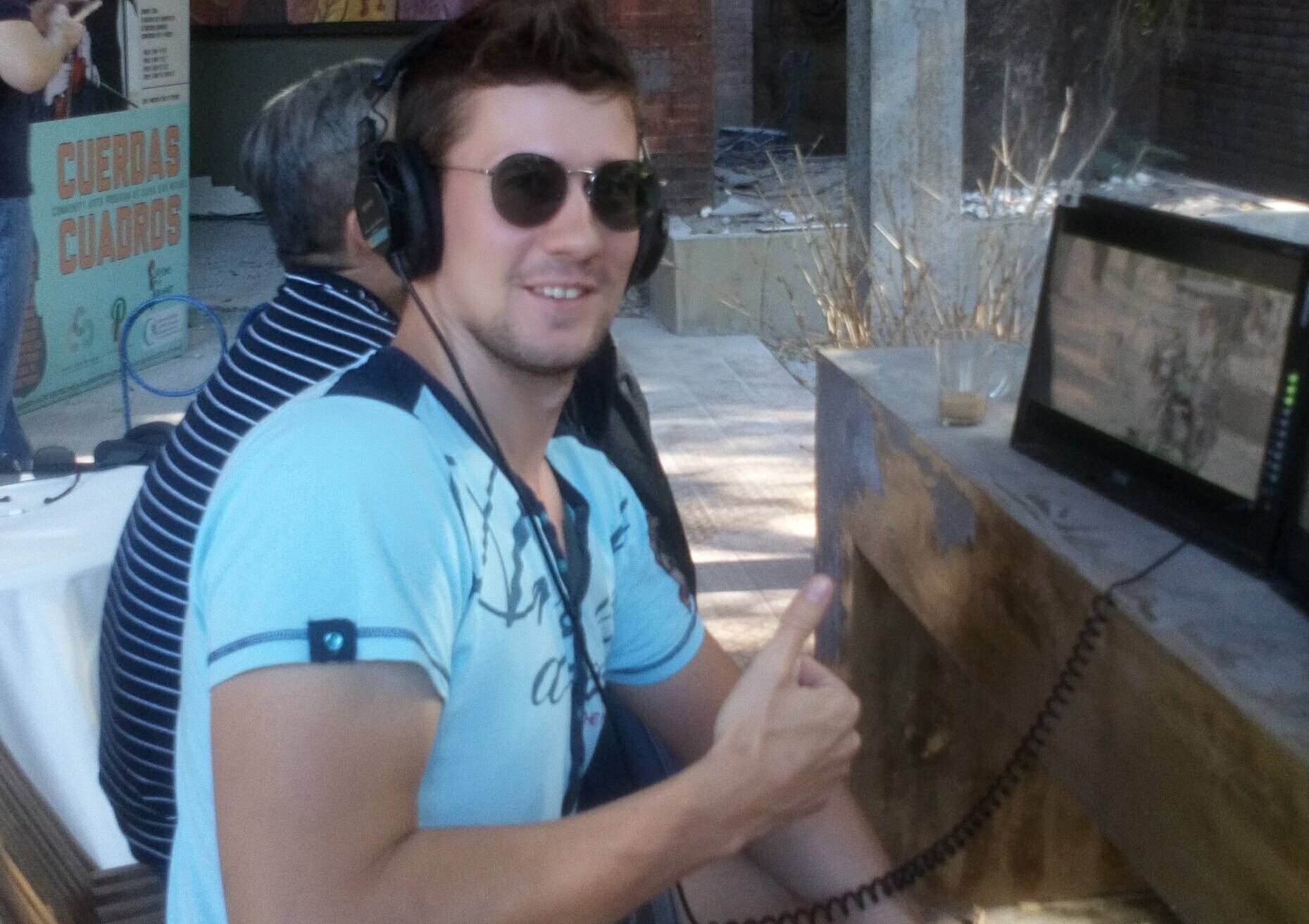 Simon André Kledtke auf den Philippinen