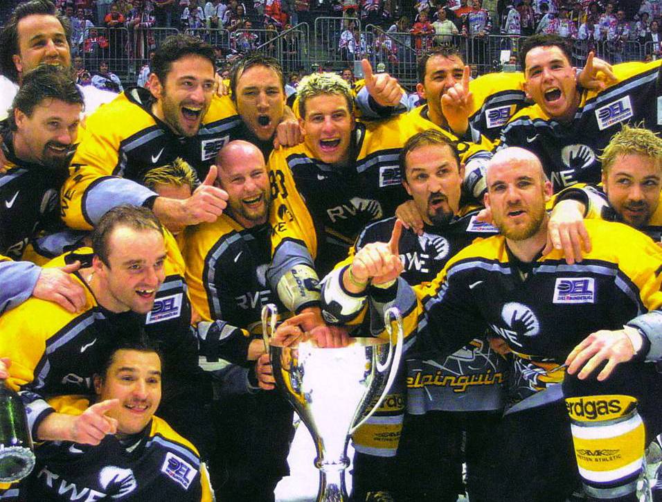 Pinguine feiern Meisterschaft - 18 Jahre ist es heute her