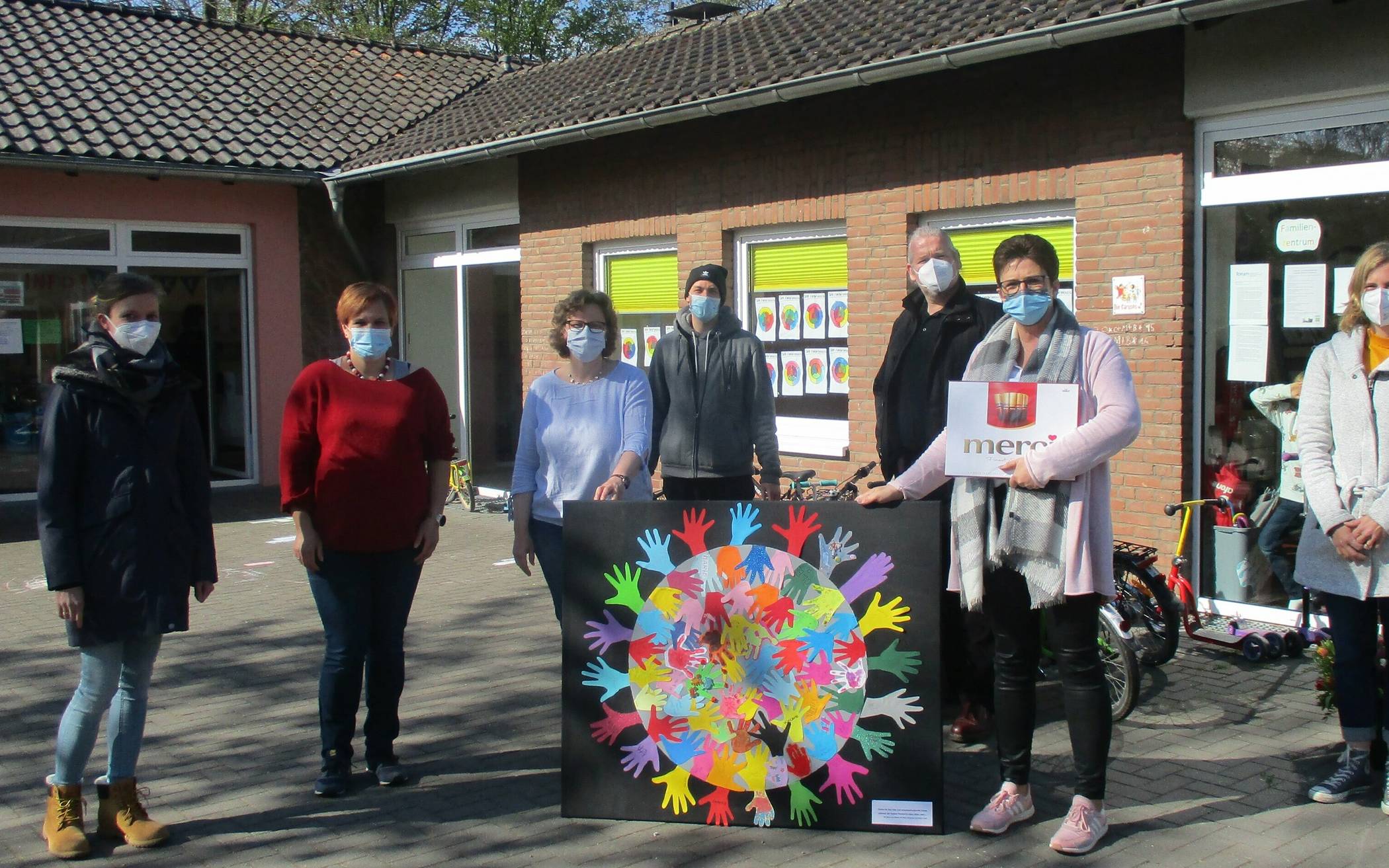Das Kita-Team wurde vom Kita-Elternbeirat unter