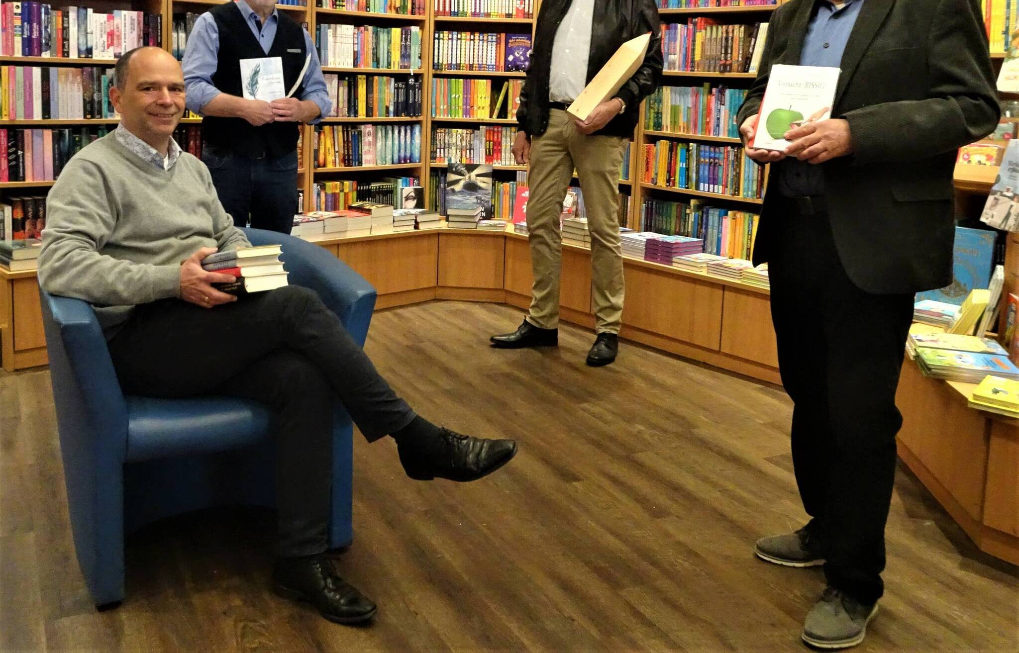 Die Initiatoren der Wegberger Literaturtage (v.l.):