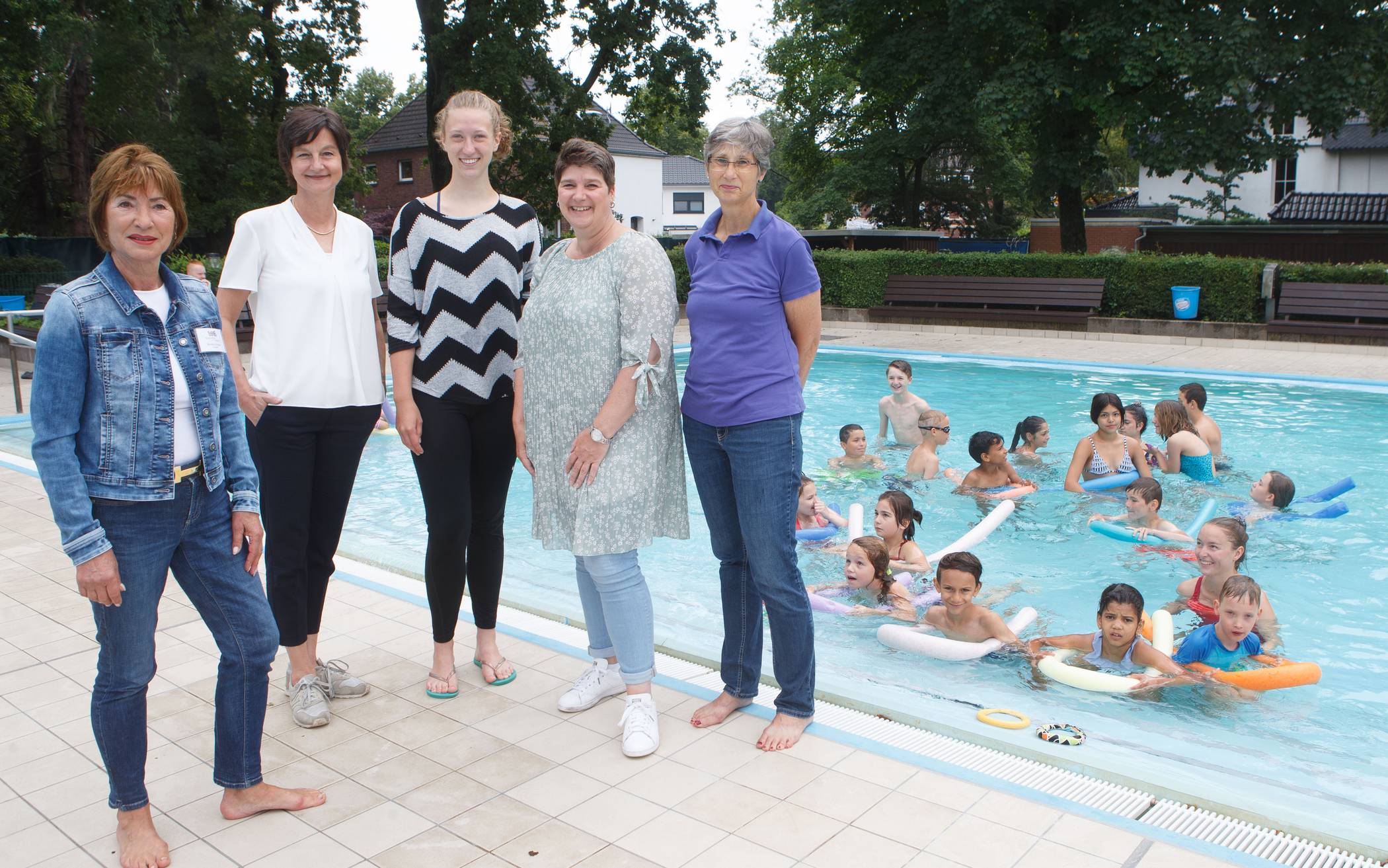 Freuen sich über die guten Fortschritte