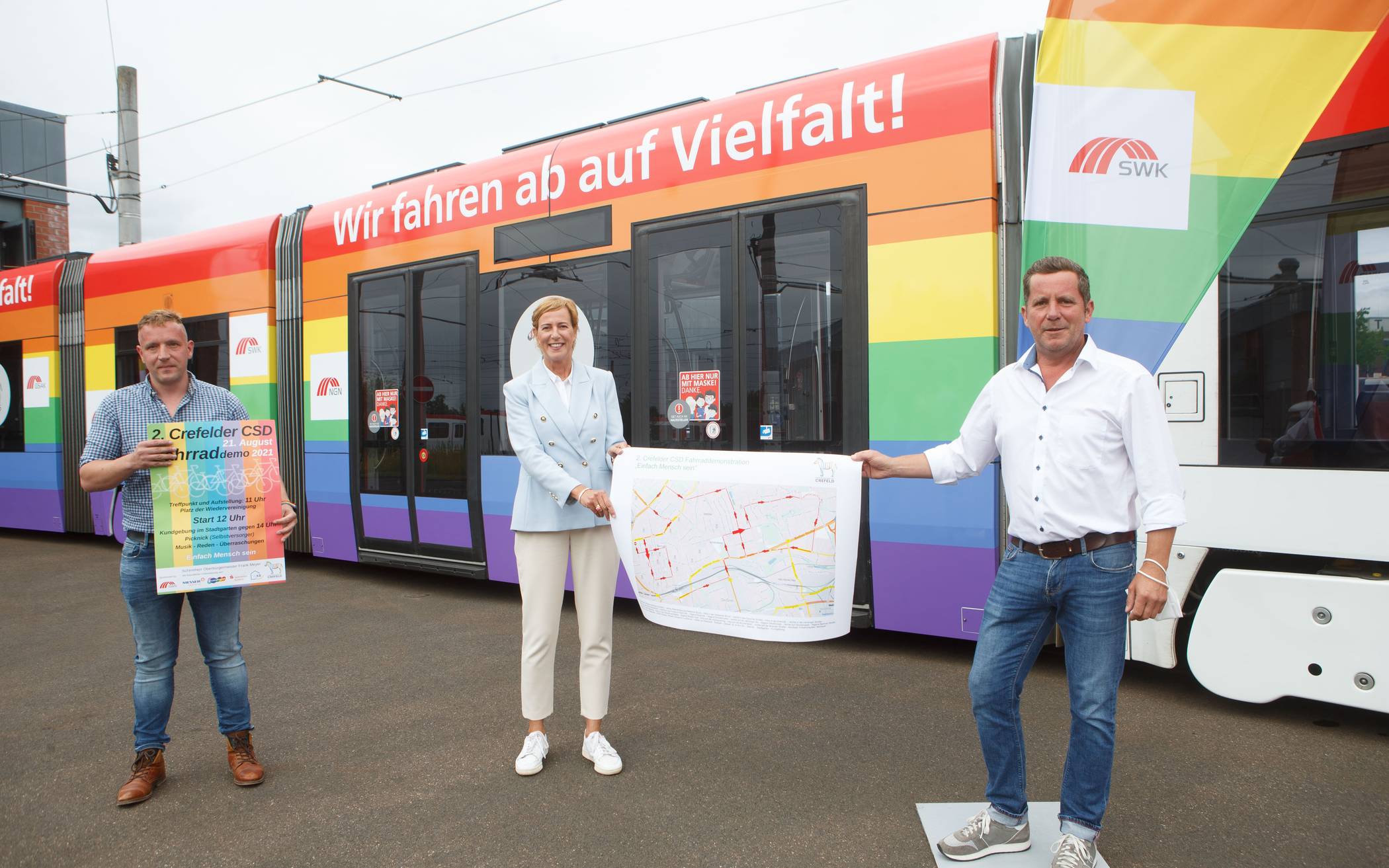 SWK-Vorständin Kerstin Abraham bei der Vorstellung