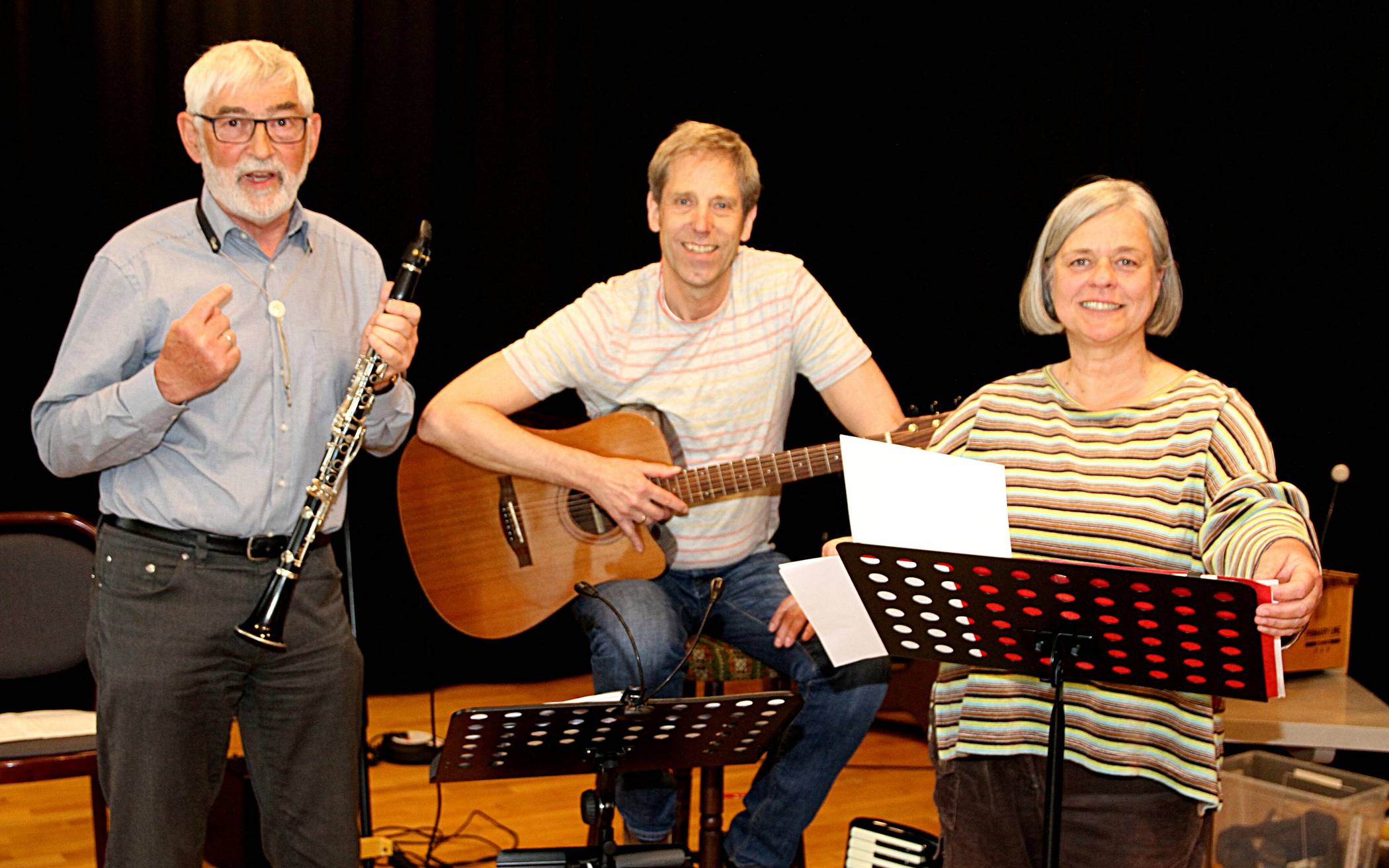 Horst Couson (l.), Hartmut Magon und