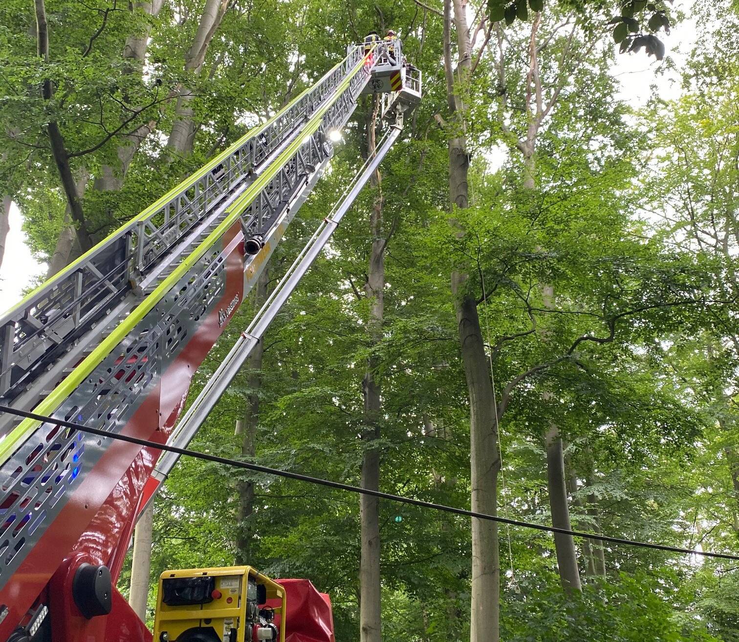 Die Feuerwehr musste am Montag zu