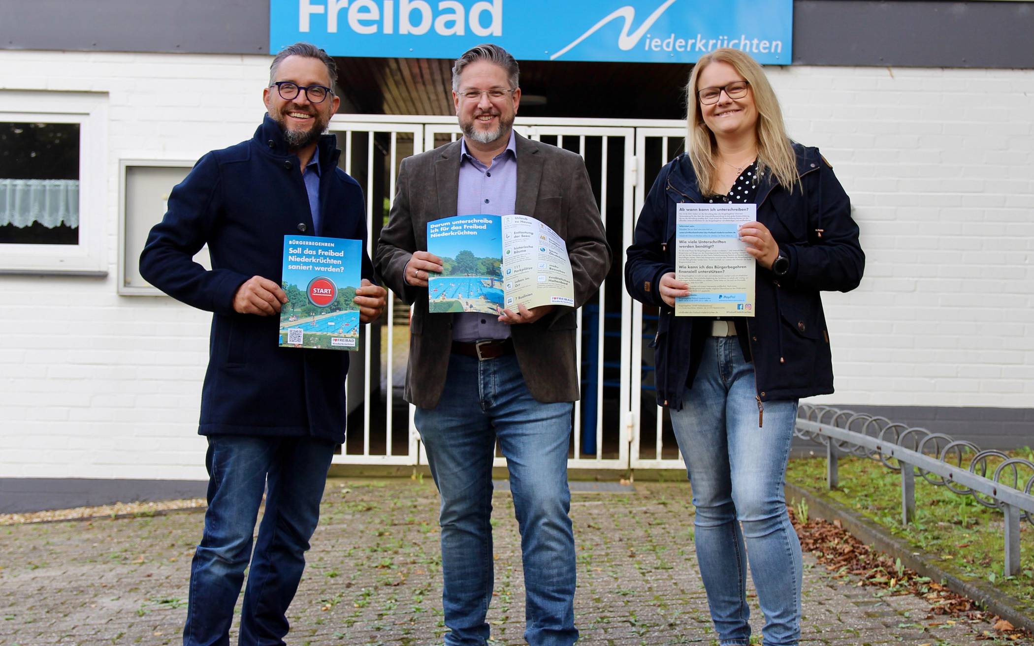  Dr. Björn-Carsten Schultheis, Guido Buschhüter (beide Niederkrüchten) und Justyna Sieben (Elmpt). 