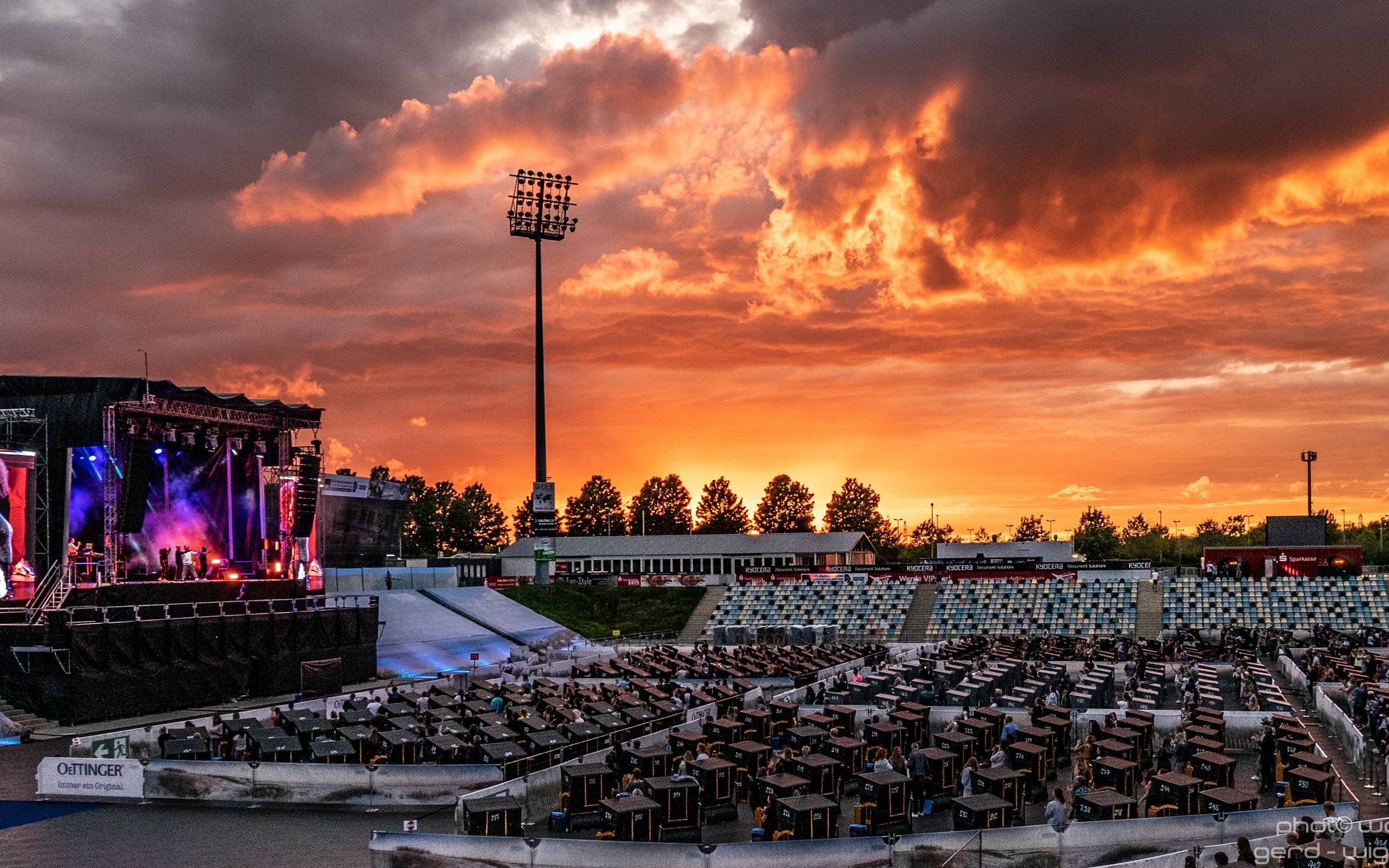  So sah es aus im Sommer 2020 bei einem Strandkorb-Open-Air im SparkassenPark in Mönchengladbach. 