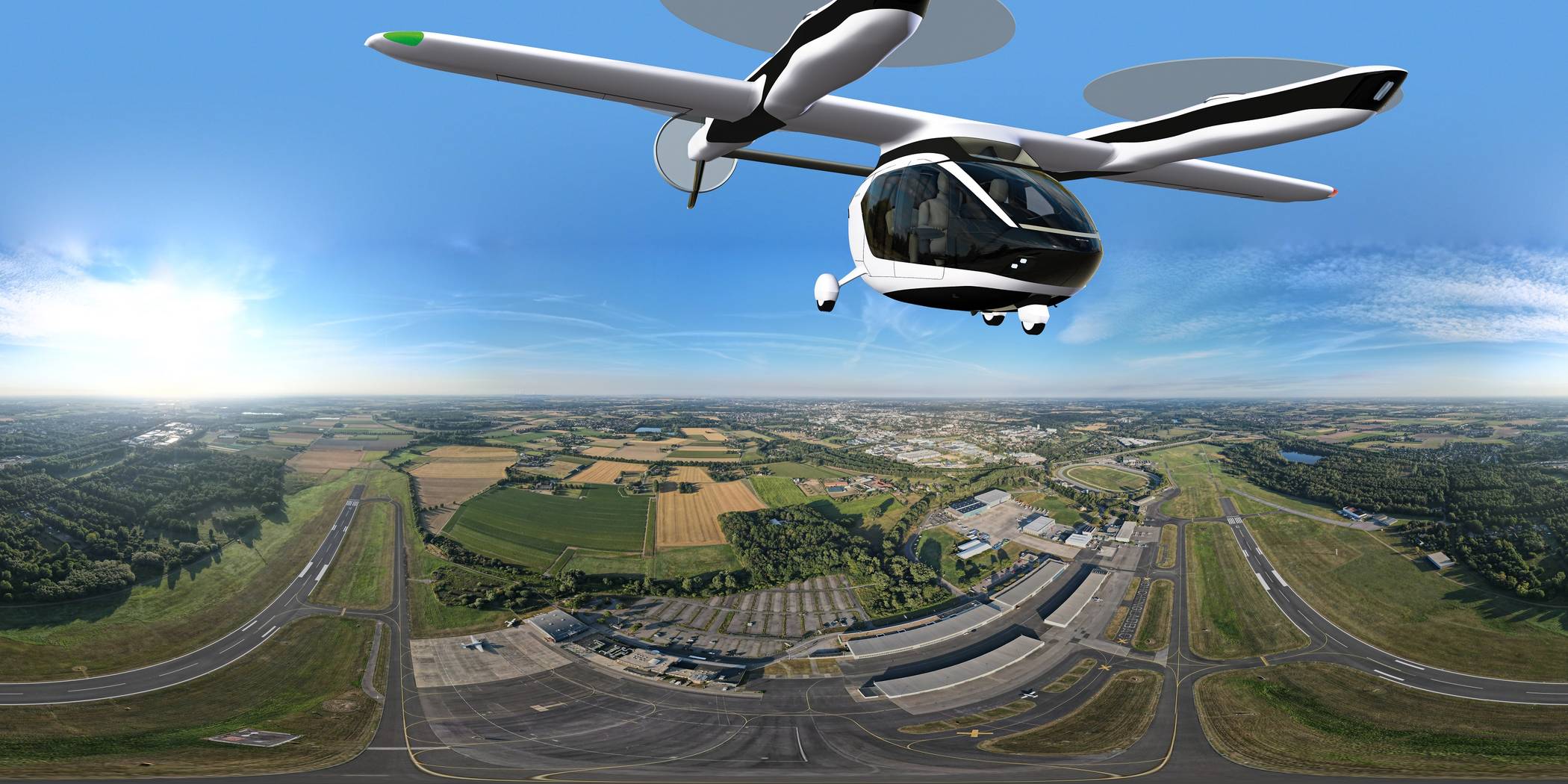  Beim Tag der Mobilität am 19. September können sich die Bürger*innen am SkyCab-Stand auf der Bismarckstraße über das Projekt und die Testflüge in Mönchengladbach informieren.  