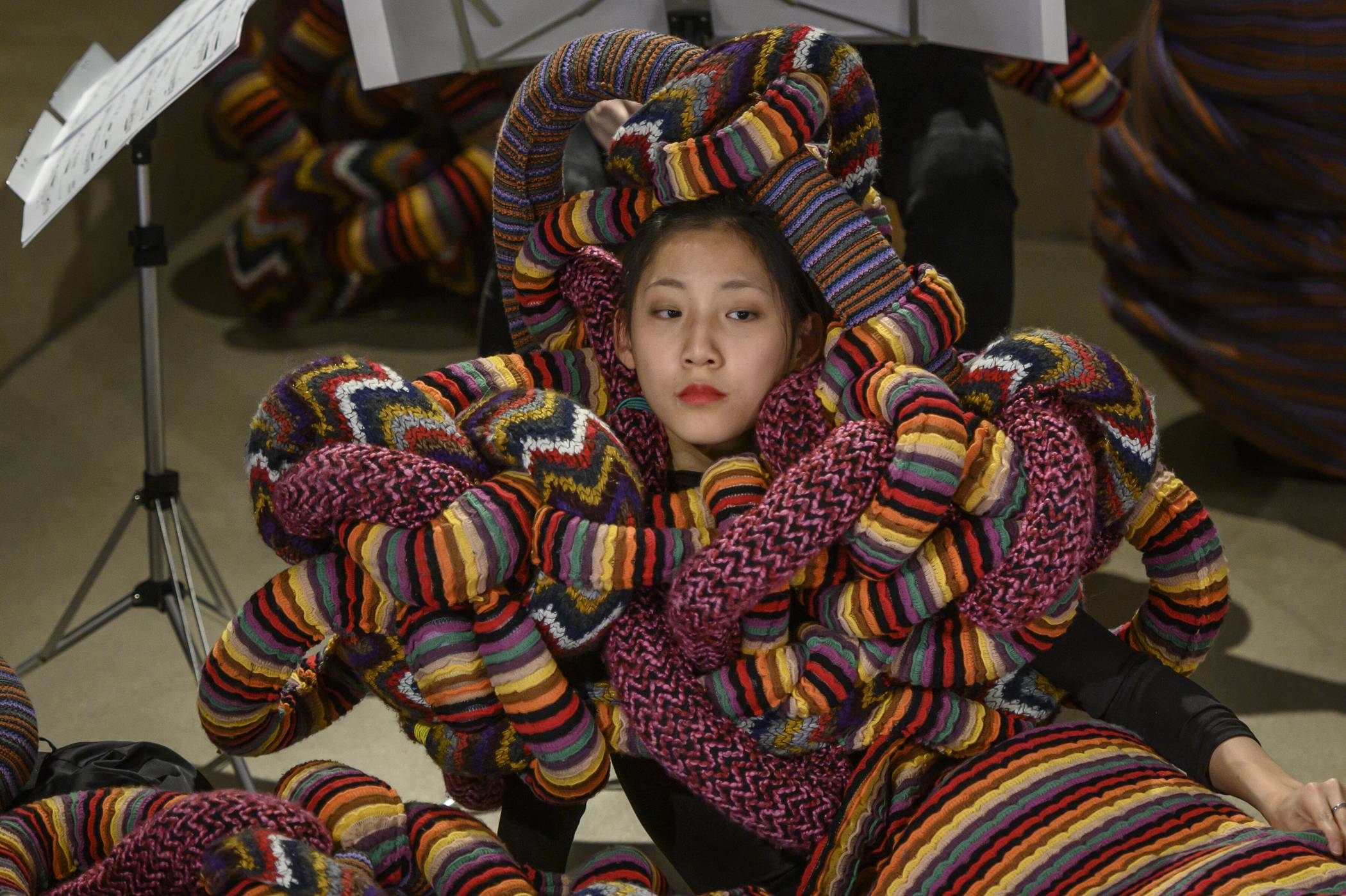  Ungewöhnliche Bilder: Torso Modi-Asasello Quartett &amp; Stephanie Thiersch und Bodhi Project. Foto: Martin Rottenkolber 