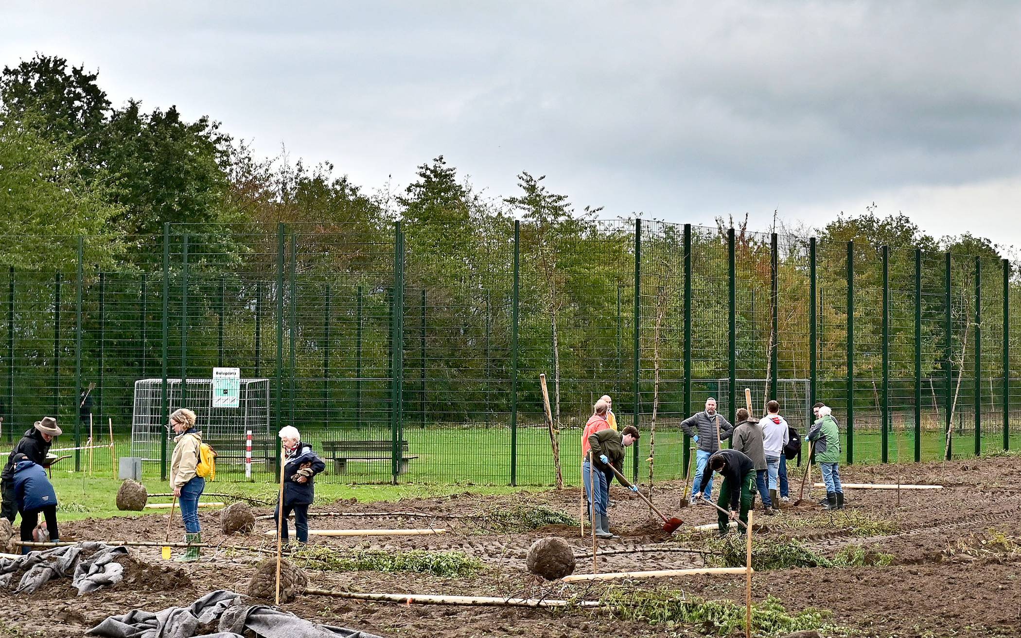 Erfolgreiche Aktion im letzten Jahr: Das Einheitsbuddeln soll es auch in diesem Jahr wieder geben. 