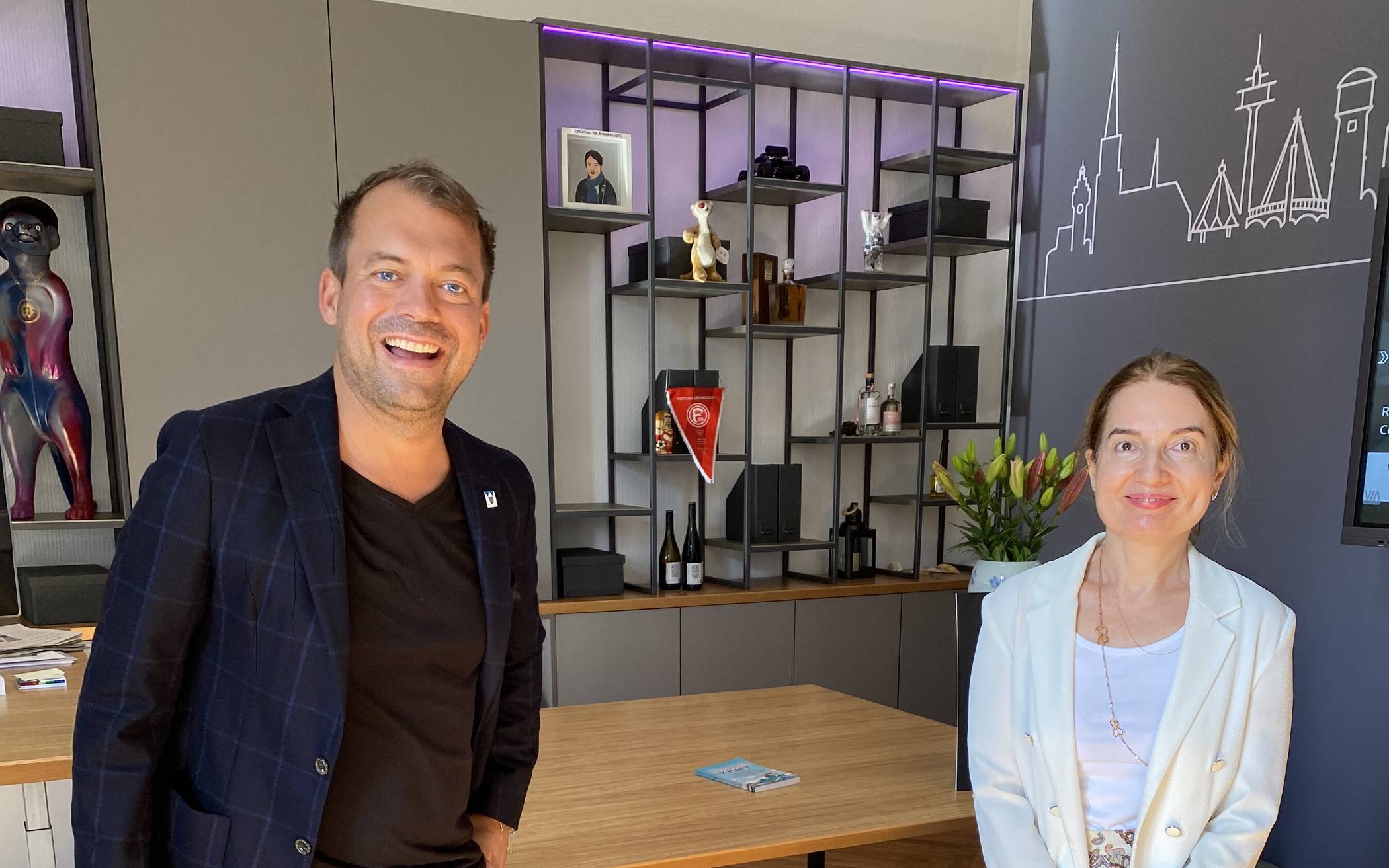 Zu Besuch beim Willicher Bürgermeister Christian