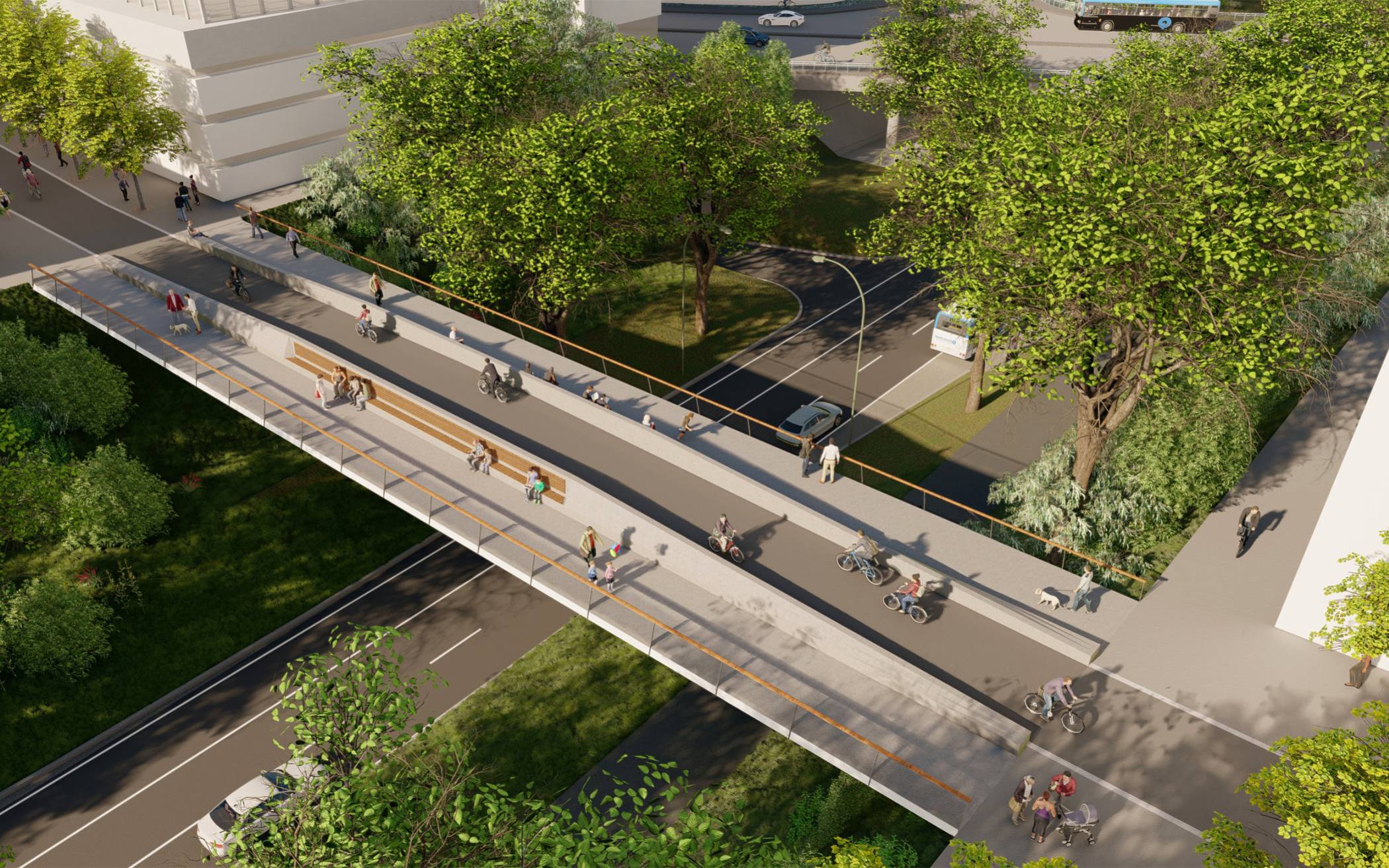 Der Siegerentwurf stammt vom Ingenieurbüro grbv