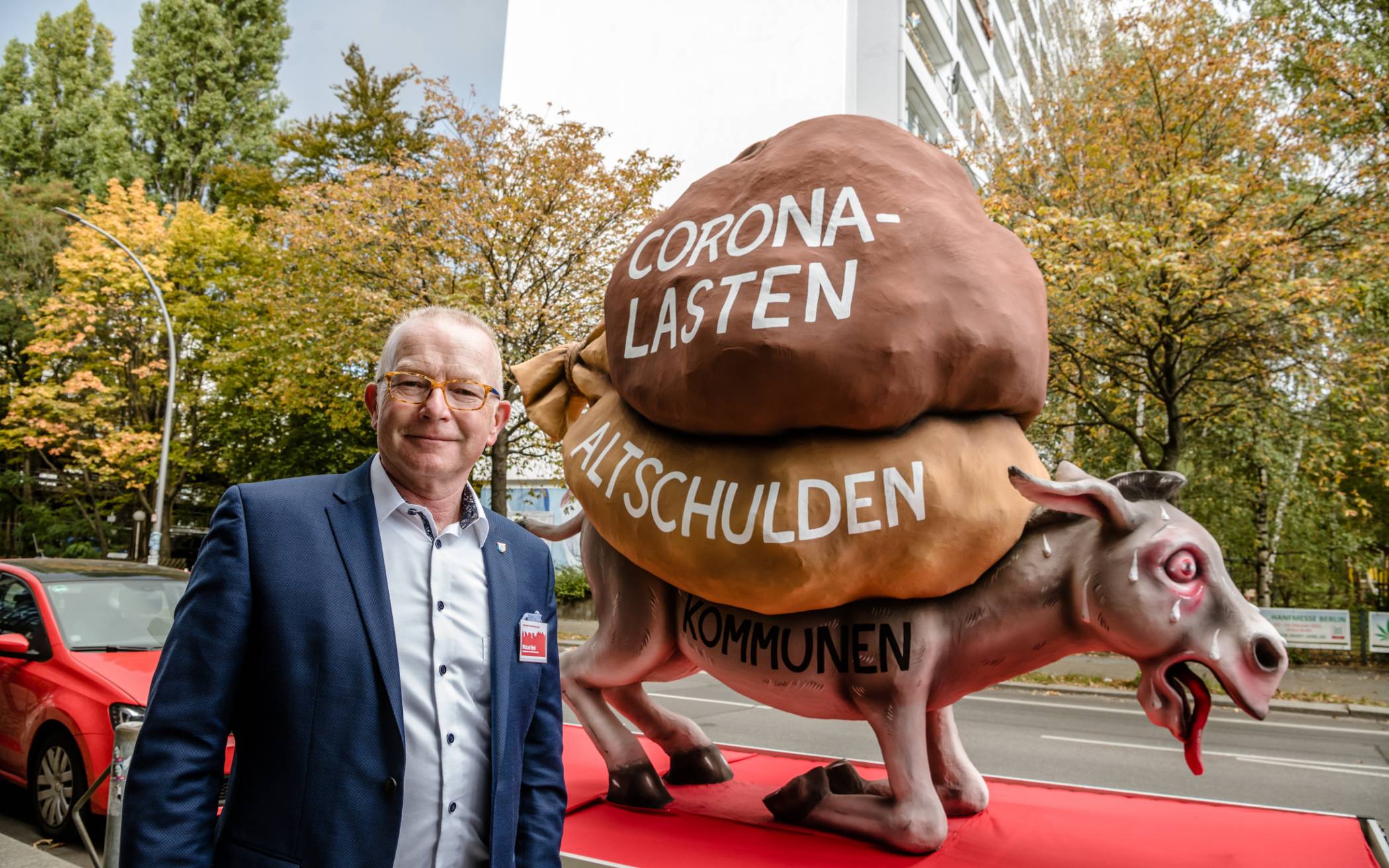 Stadtkämmere Michael Heck setzte sich mit Vertreter*innen aus 70 Städten und Kreisen für eine gerechte Finanzierung kommunaler Aufgaben ein. 