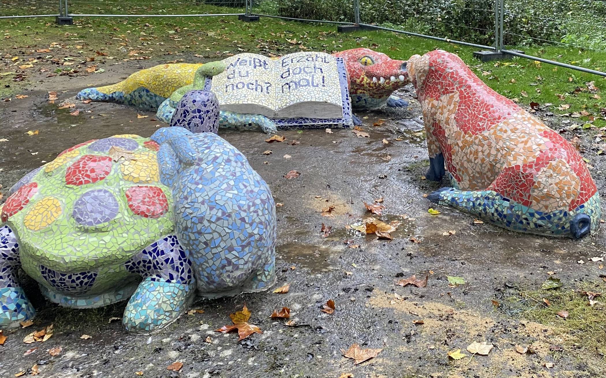 Am kommenden Sonntag werden die Sitzskulpturen