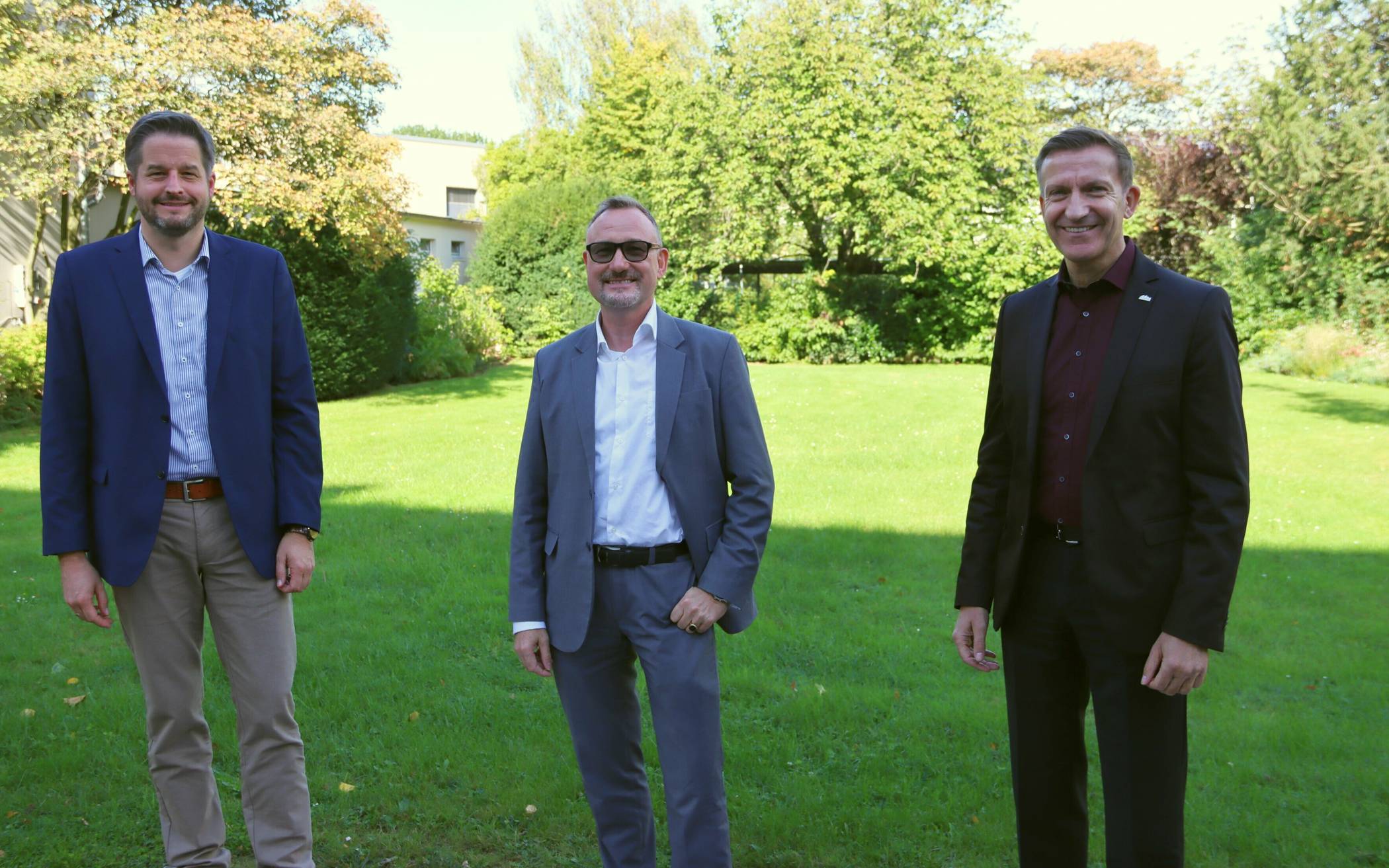 Bürgermeister Christian Bommers und Frank Maatz,