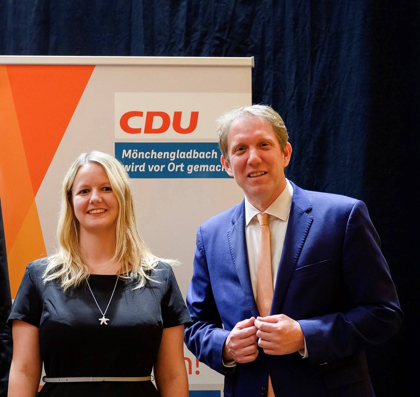 Vanessa Odermatt und Jochen Klenner treten bei der Landtagswahl für die CDU in Mönchengladbach an.  