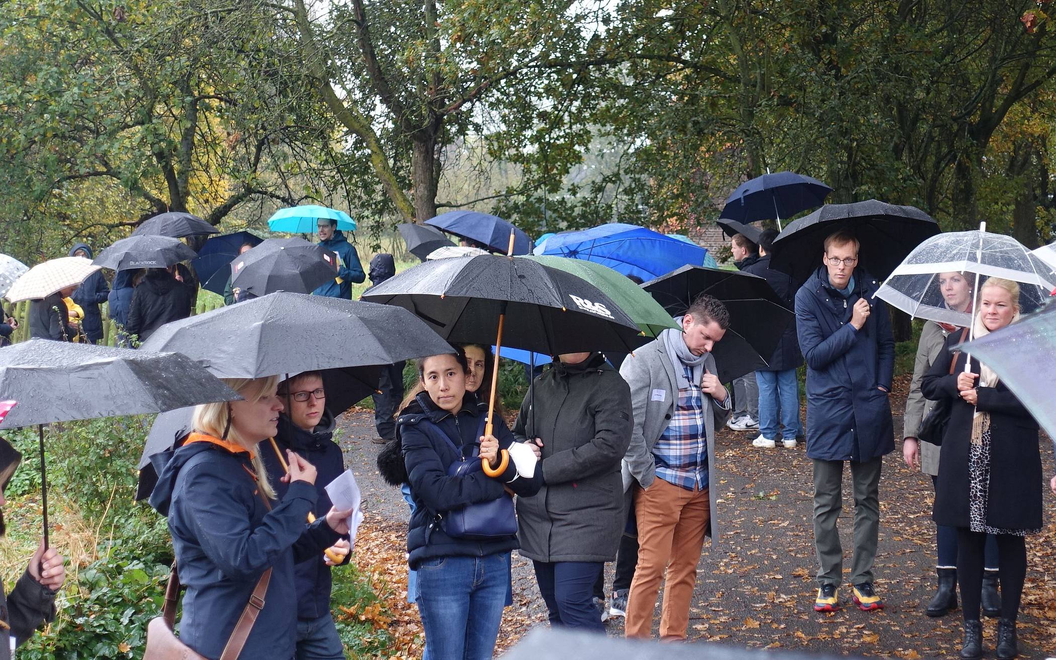Beim Rundgang am Kalverdonk war viel