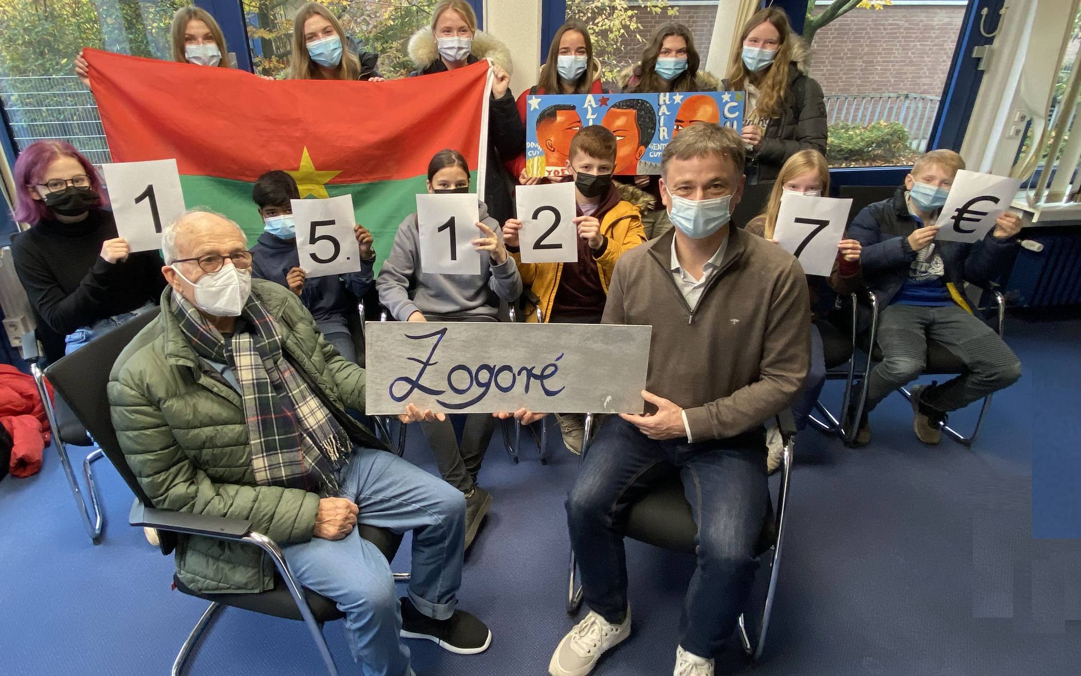 Eine stolze Summe: 15127 Euros konnten