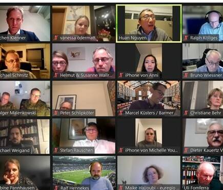 Wie immer waren viele Mönchengladbacher der Einladung von Jochen Klenner zur Videokonferenz gefolgt. 