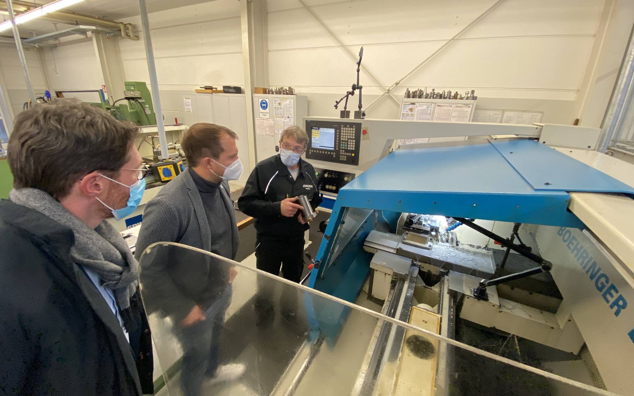 Besuch vor Ort: Bürgermeister Christian Pakusch