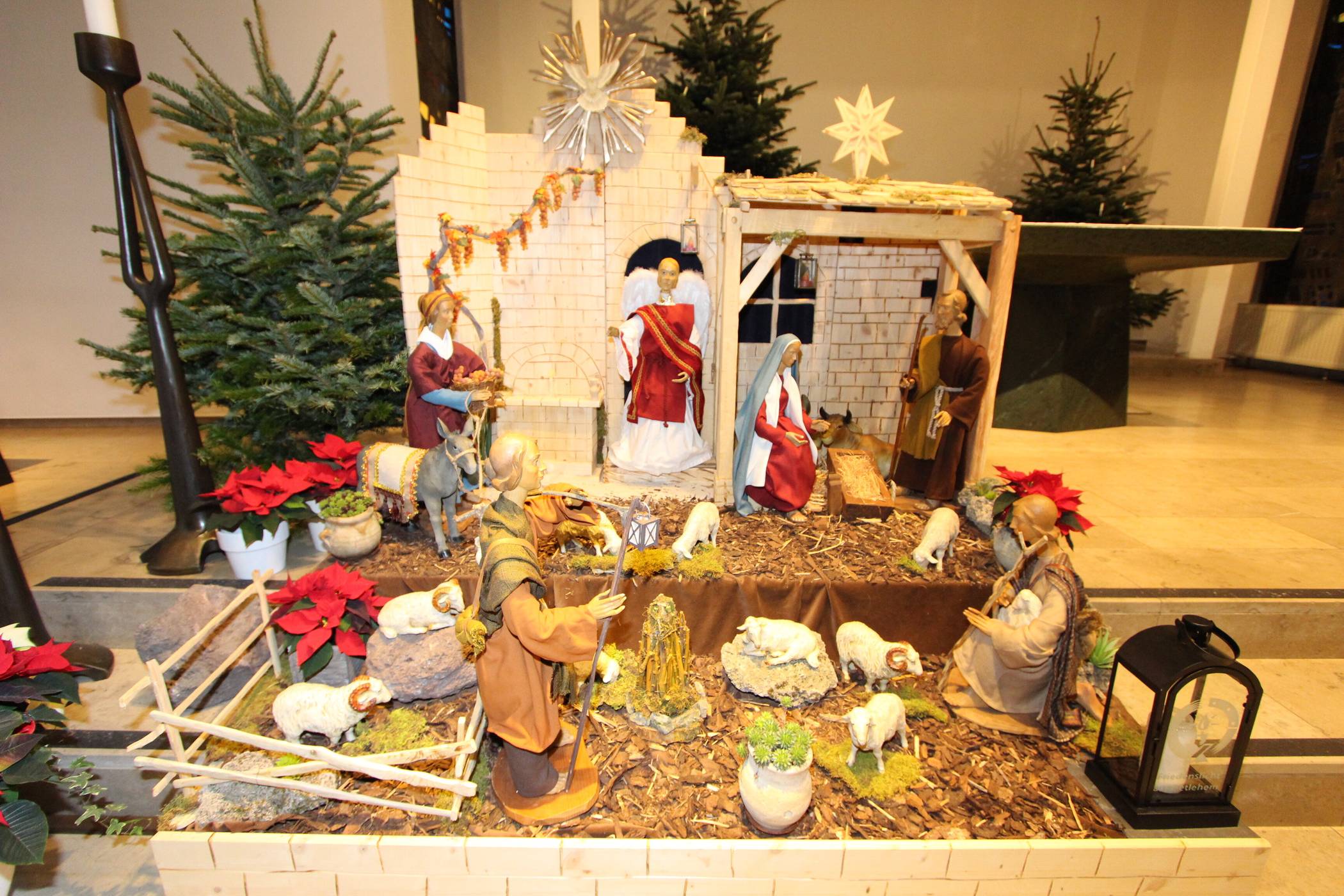  Das dritte Krippenmotiv ist noch bis zum 10. Januar aufgebaut. 