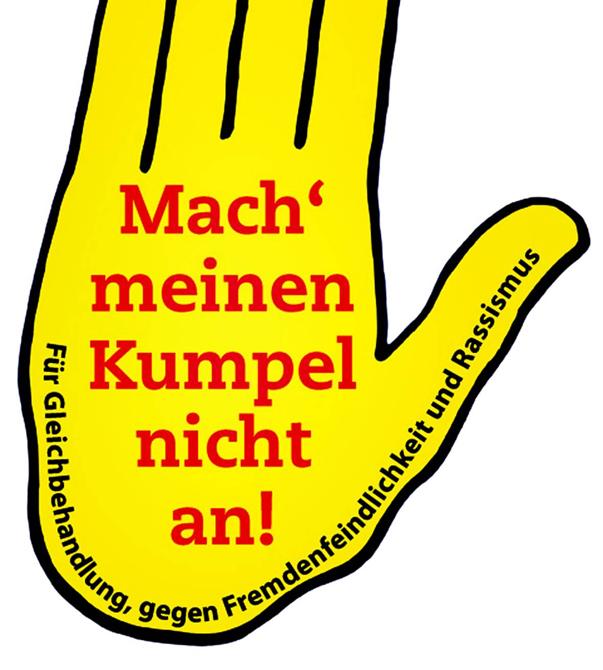 Die gelbe Hand zeigen – gegen