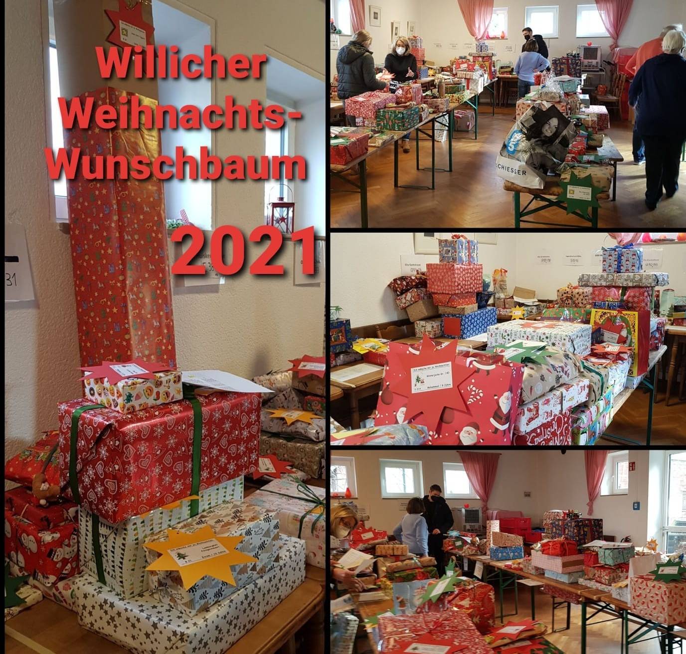  Auch in 2021 hat es trotz Pandemie mit dem Weihnachtswunschbaum geklappt: Das Freiwilligenzentrum sagt Danke! 