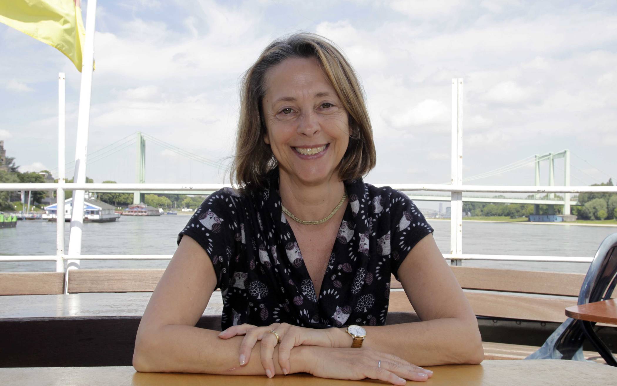 Die WDR-Moderatorin Gisela Steinhauer liest am