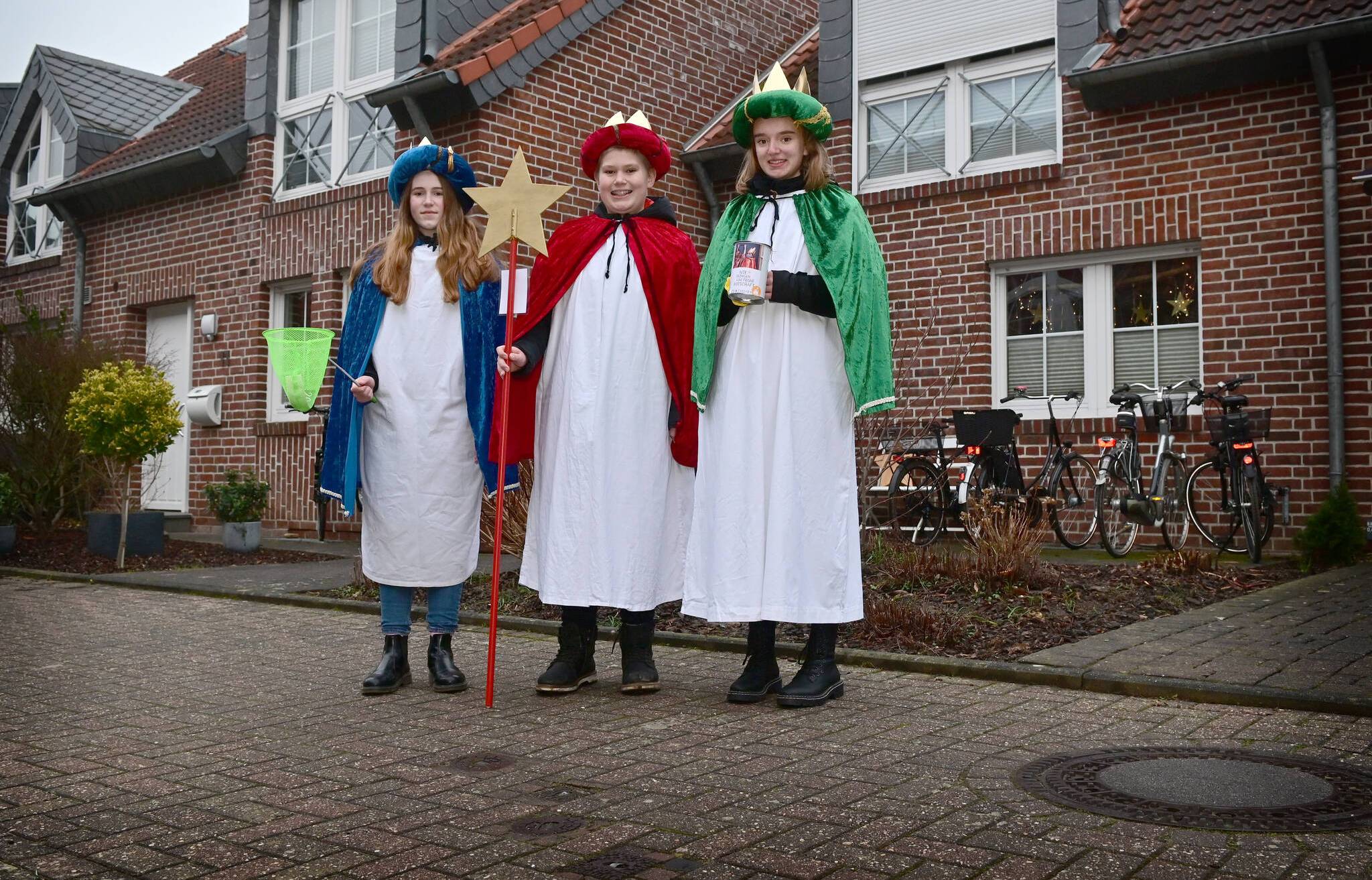 Mia, Jakob und Pauline sind drei