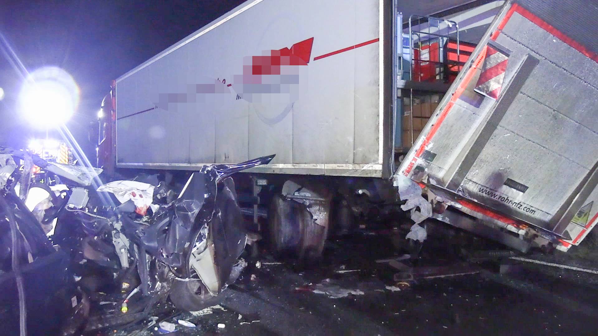 Schwerer Unfall auf der A57