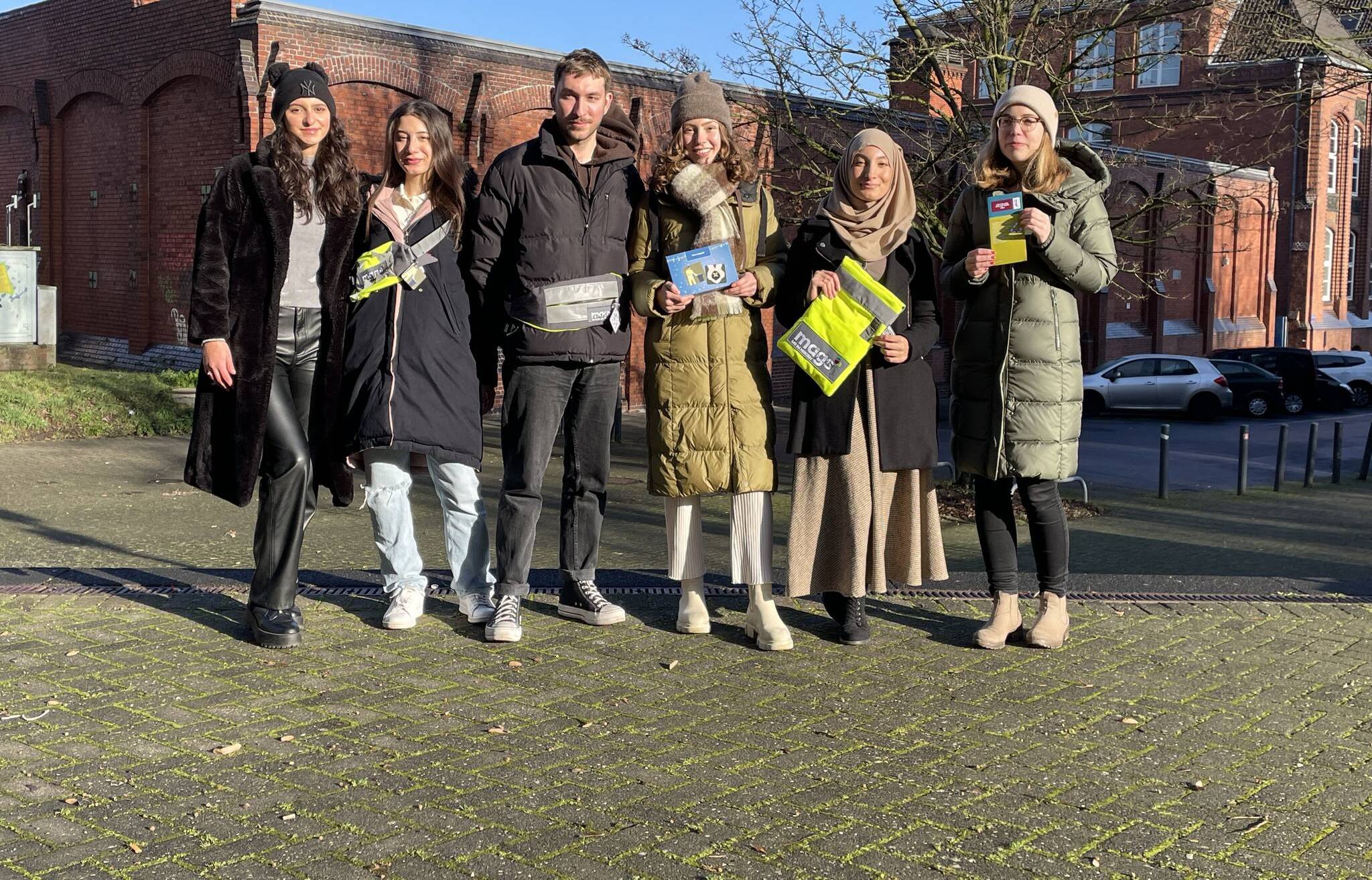 Die Projektgruppe „magscycling“ der Hochschule Niederrein