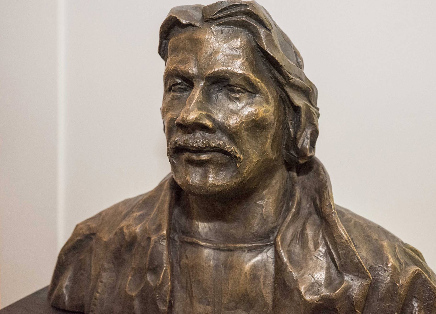  Die Schimanski-Bronze in ihrer ganzen Pracht. 
  