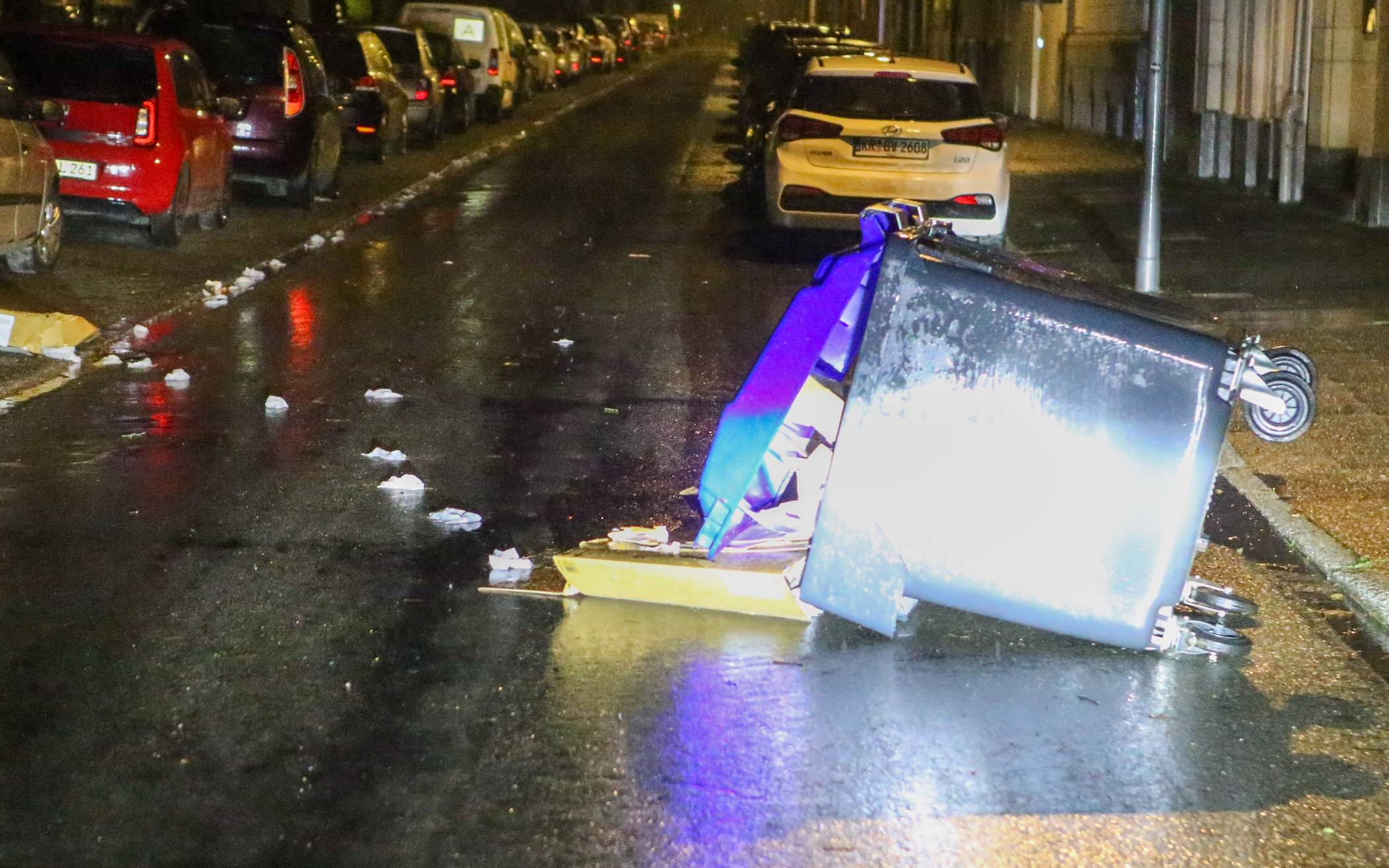 Stürmische Nacht in Krefeld