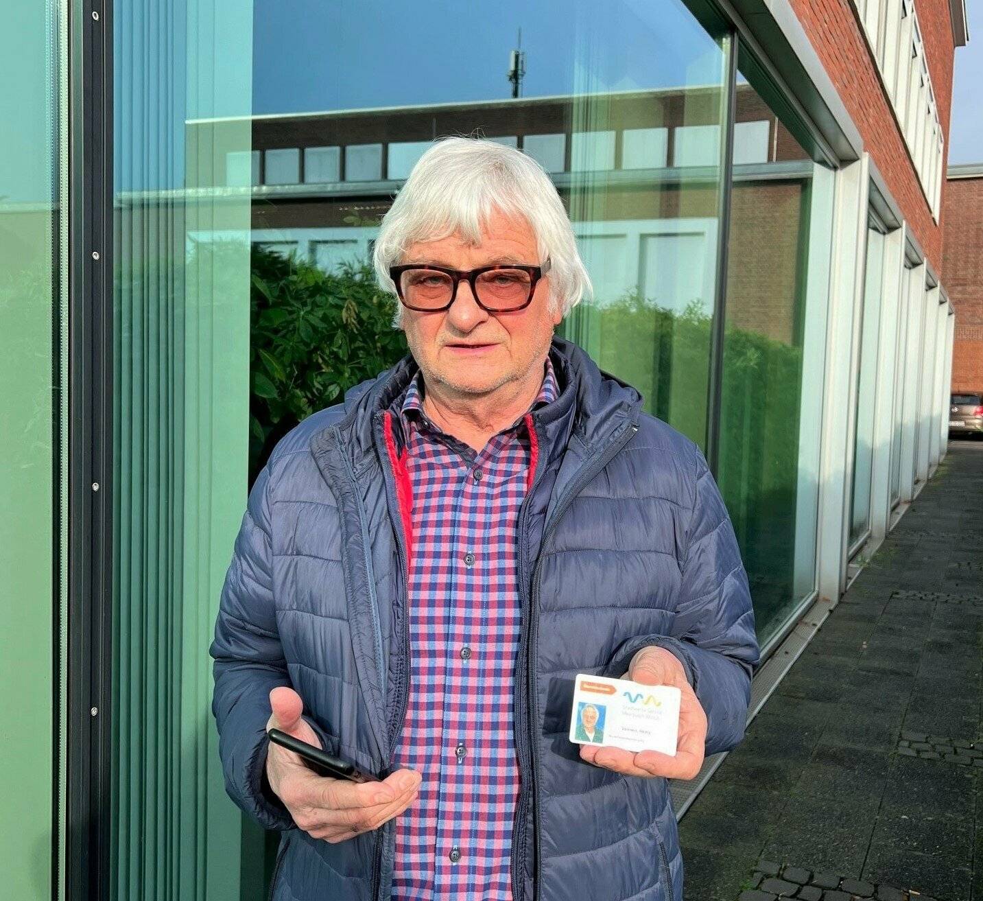 Heinz Vennen liest im Auftrag der