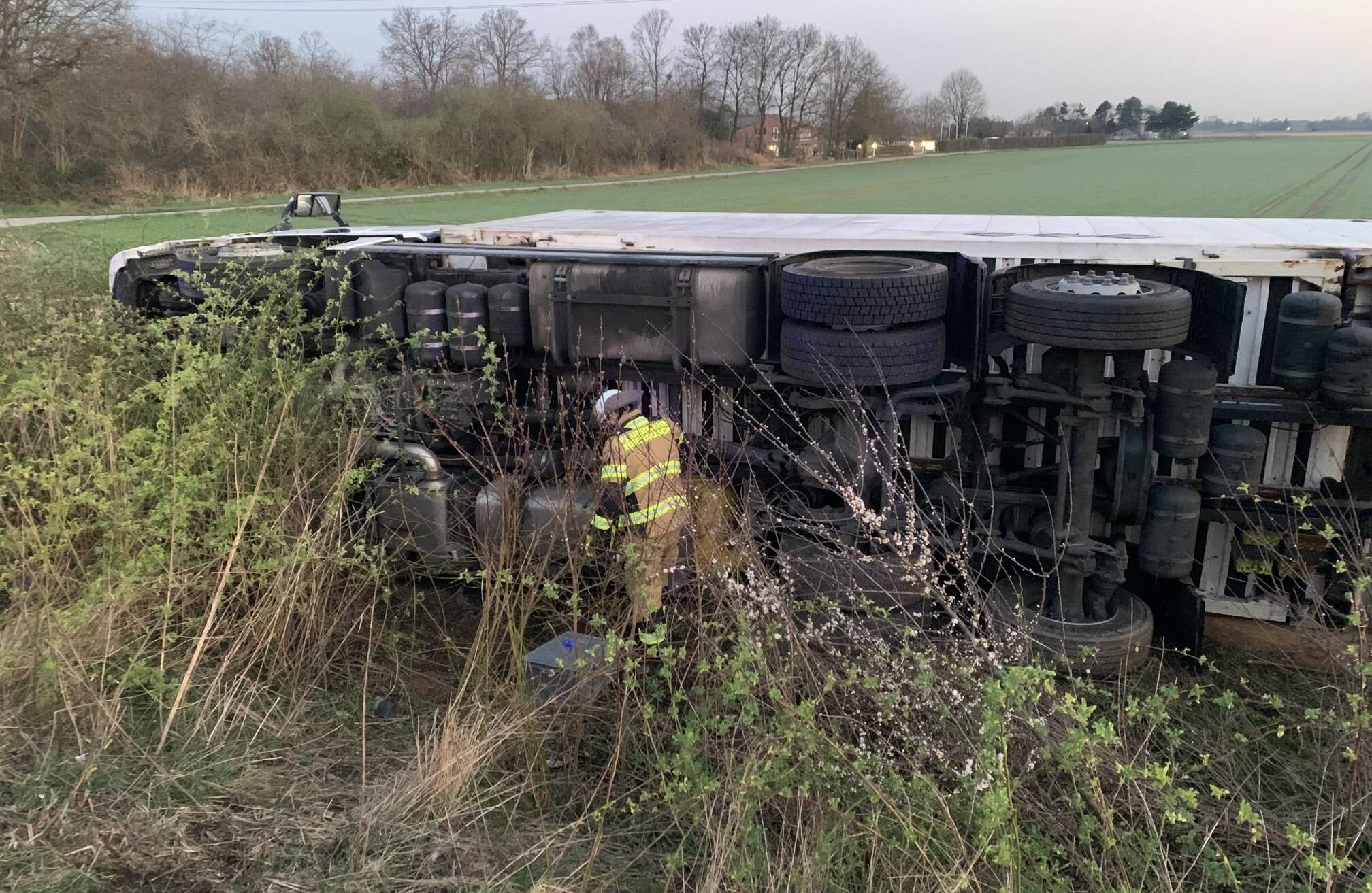 Auf der A44 ist am Mittwochmorgen