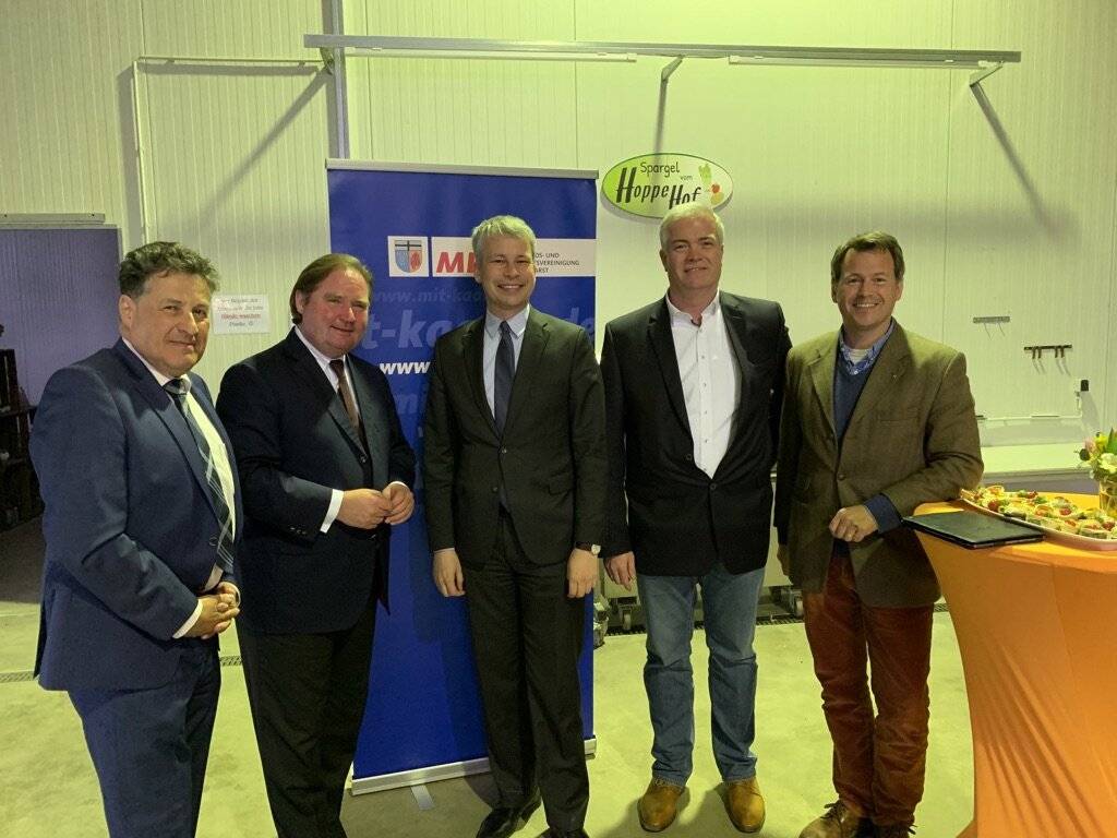  Von links: Markus Steins, Lutz Lienenkämper, Steffen Bilger, Markus Walke und Harald von Canstein. 