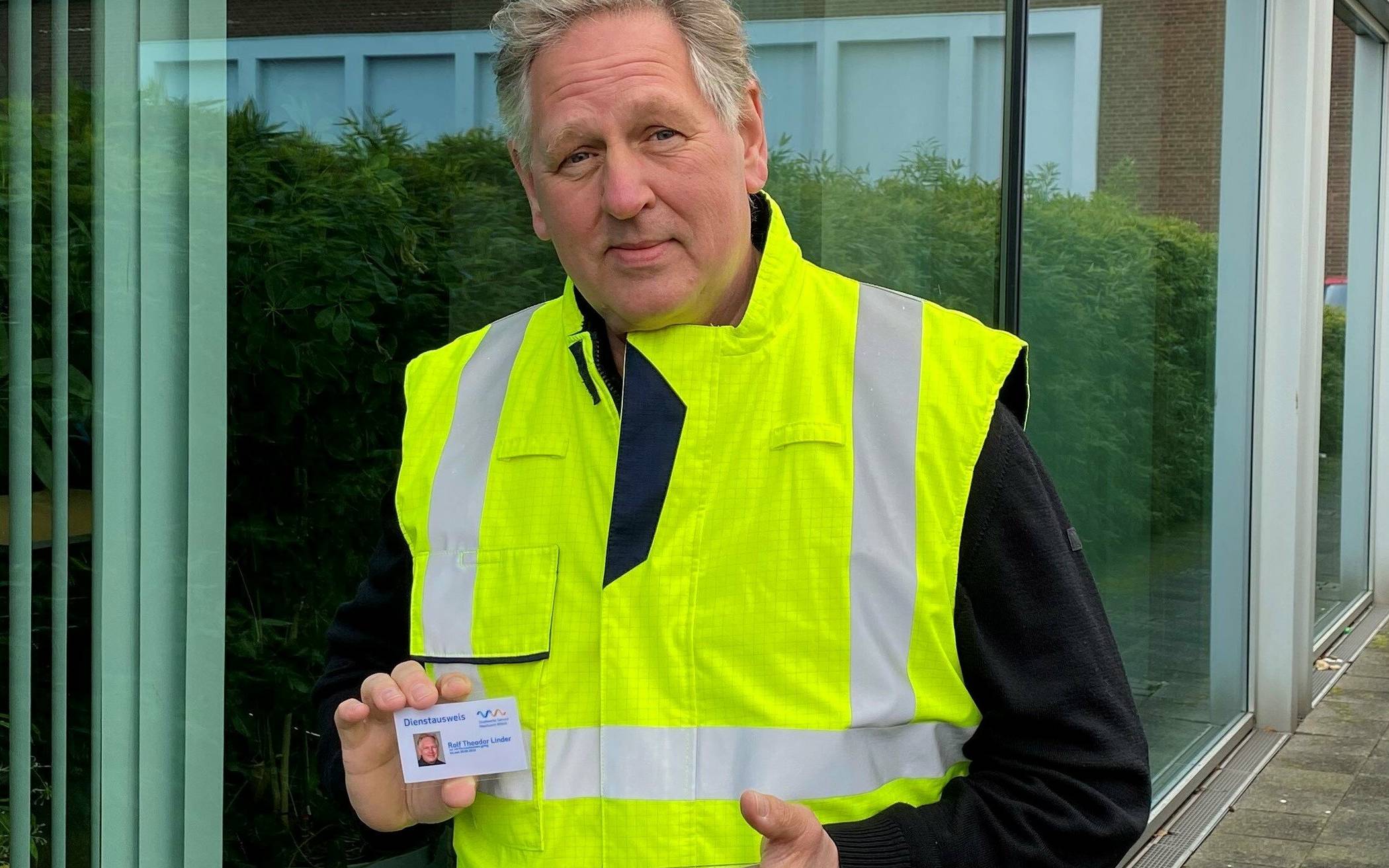  Rolf Linder liest ab Montag, 11. April, für die Stadtwerke Zählerstände ab.  