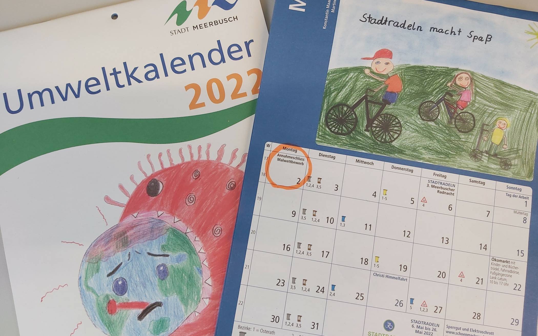 Für den Umweltkalender 2023 ist die