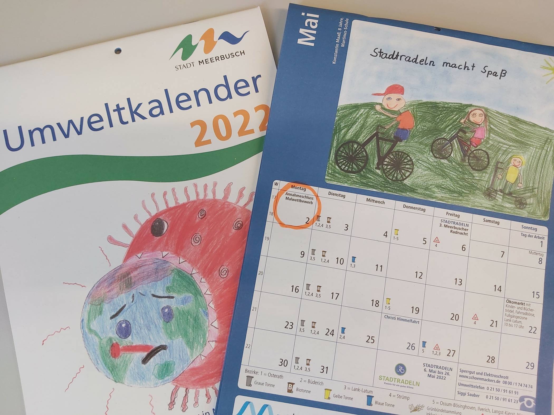  Für den Umweltkalender 2023 ist die Stadtverwaltung noch auf der Suche nach Motiven. Der Einsendeschluss ist am 2. Mai. 
